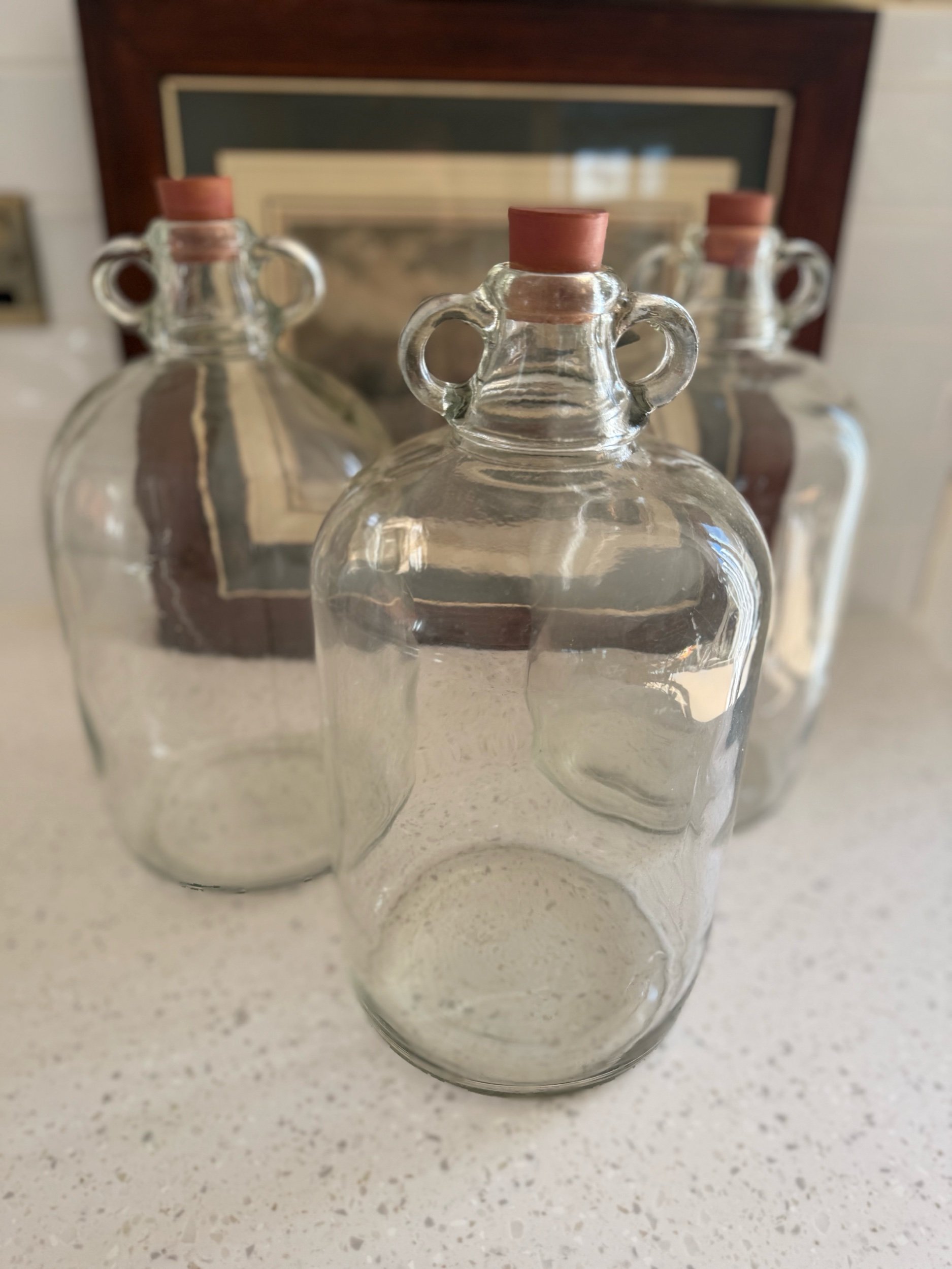 Vintage Glass Demijohn