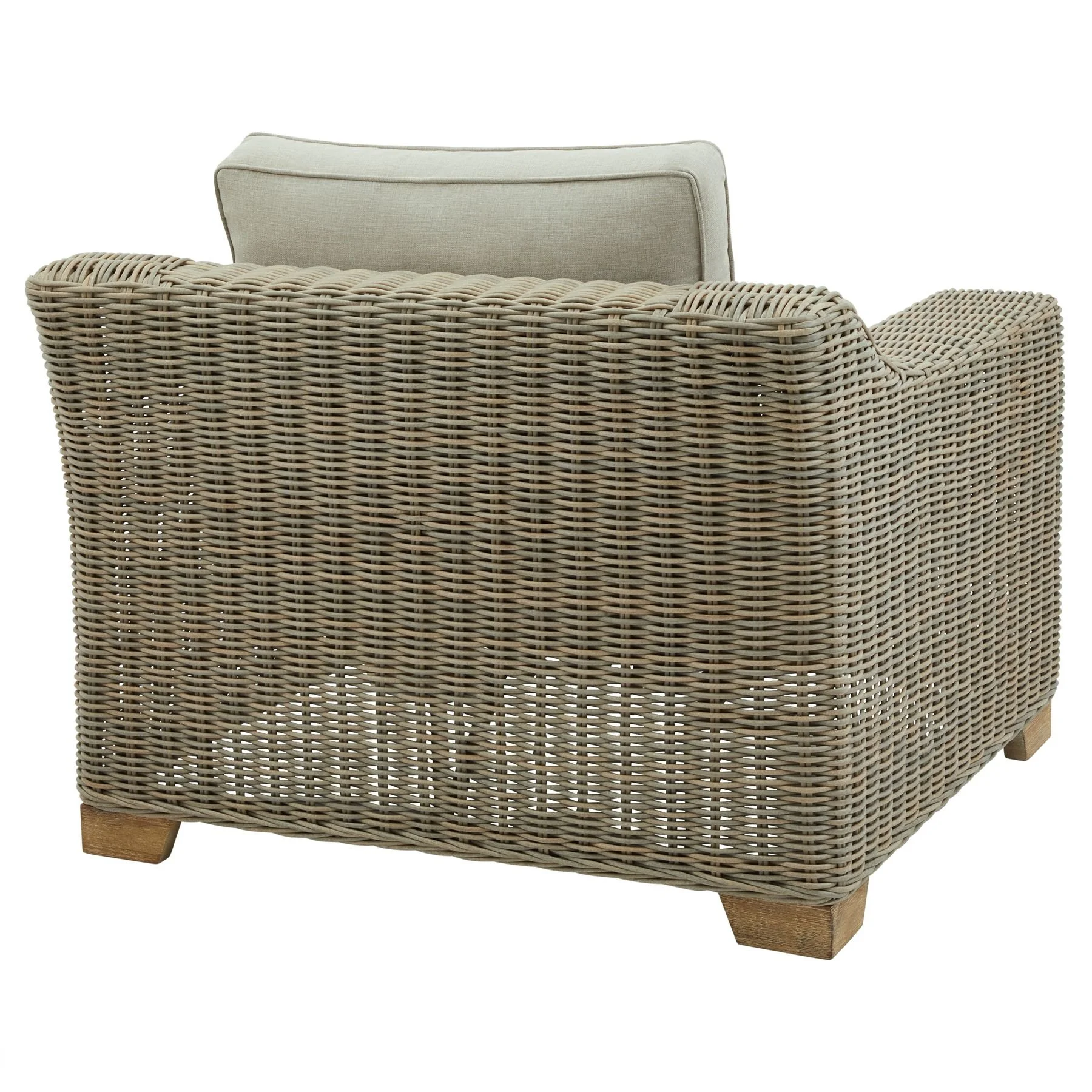 capri collection outdoor armchair living garden furniture rattan natural