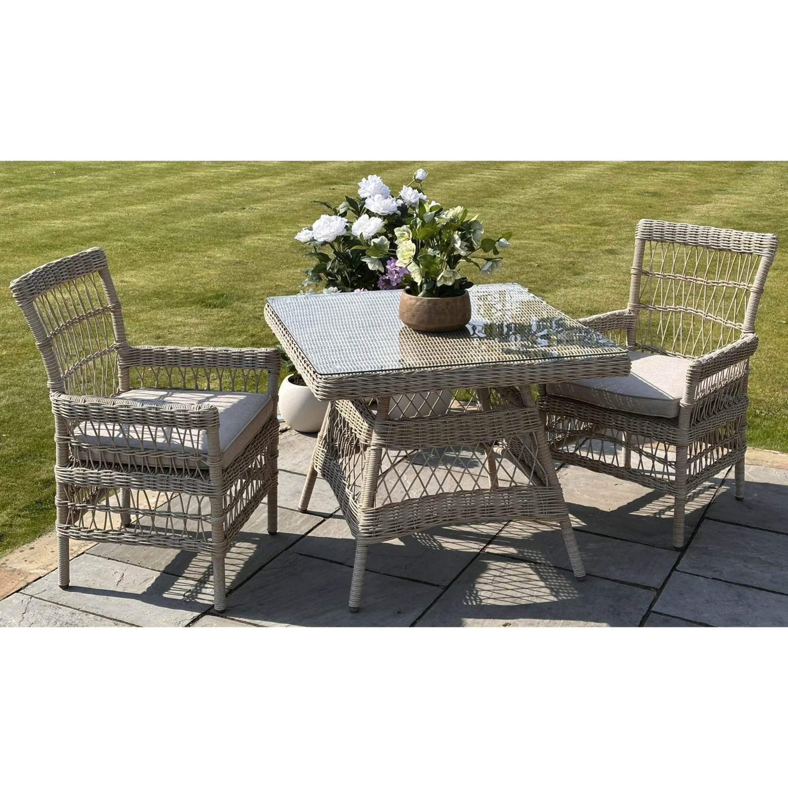 Provence Collection Outdoor 4 Seater Dining Set garden furniture
