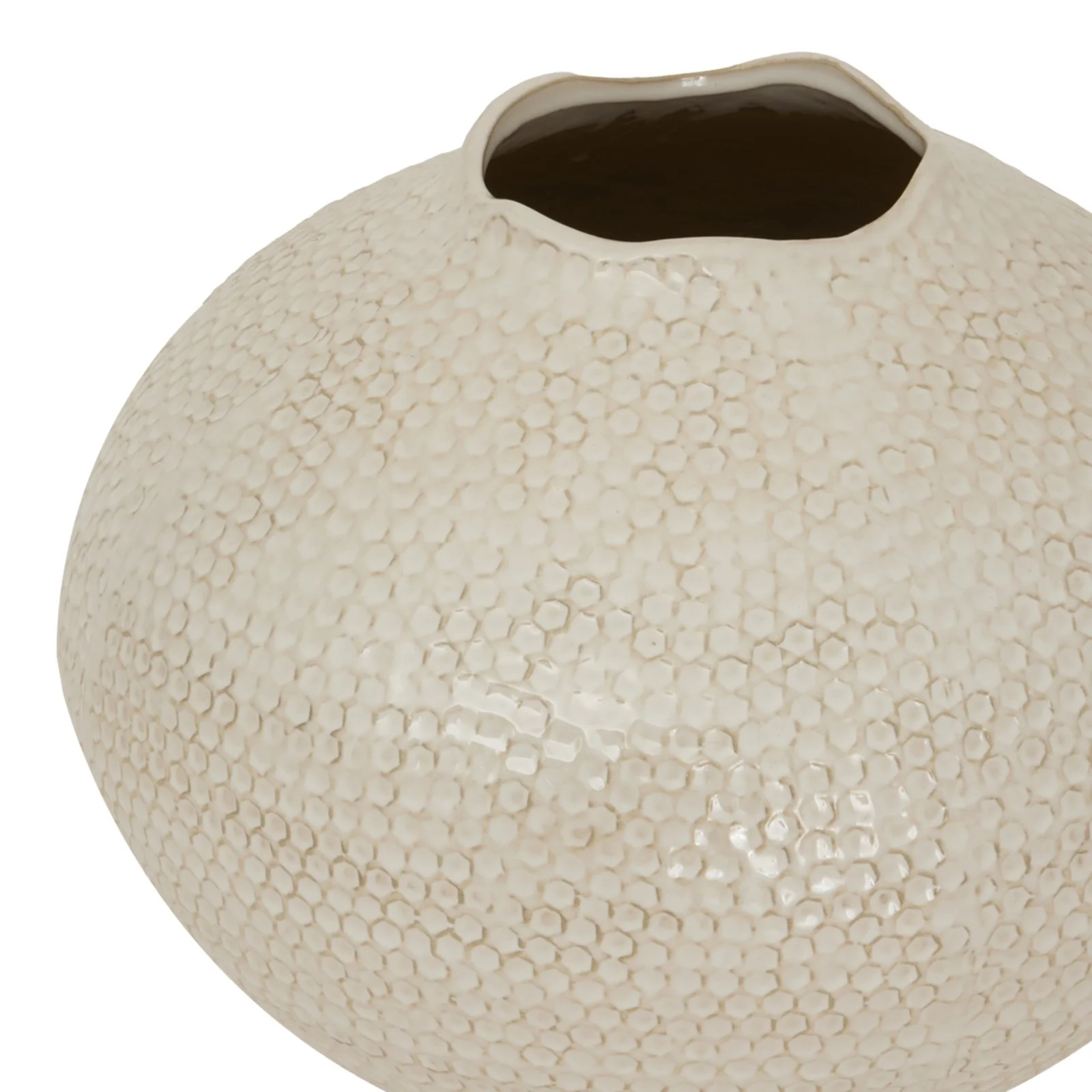 cream zaffera caldron vase home decor