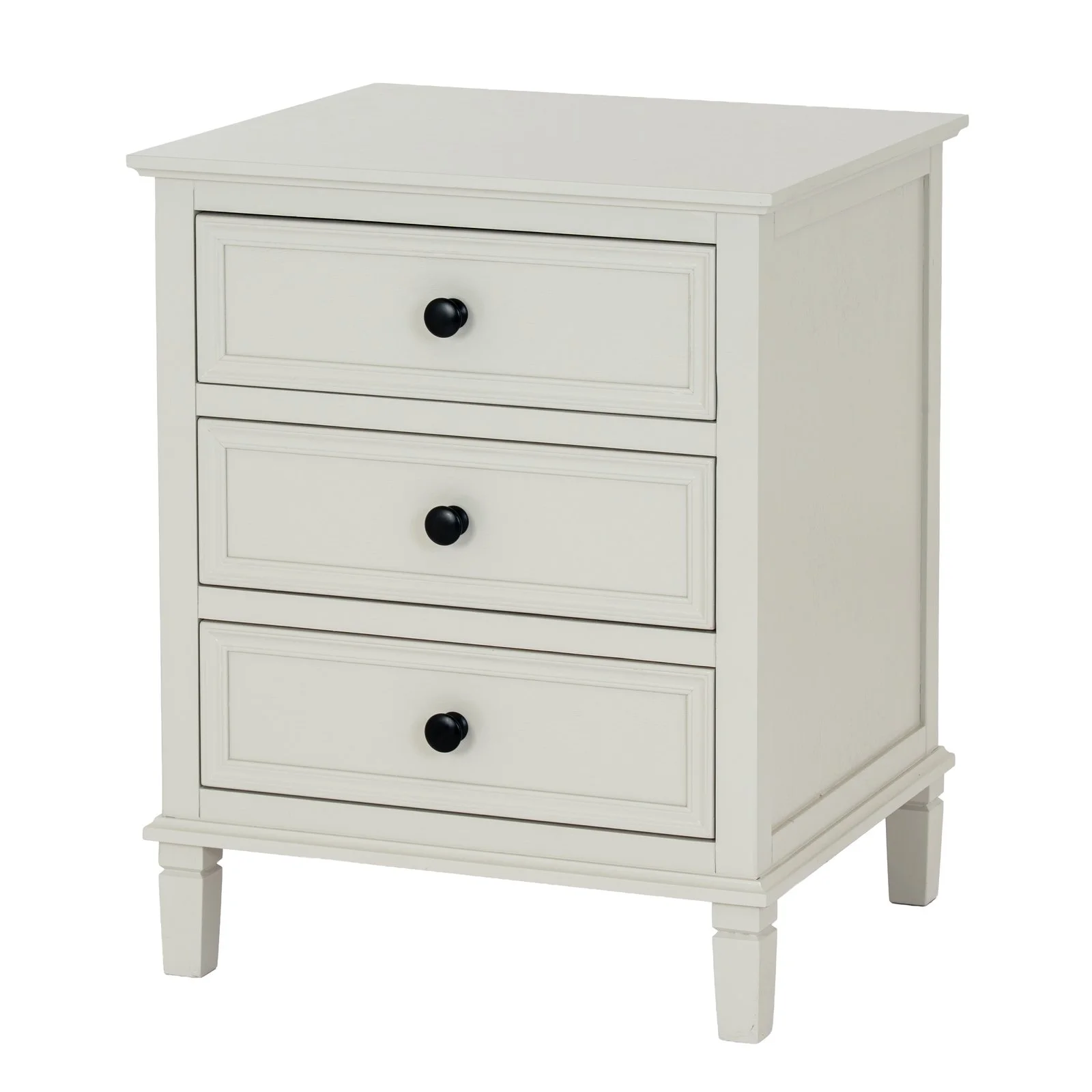 Belmont Collection 3 Drawer Bedside Table