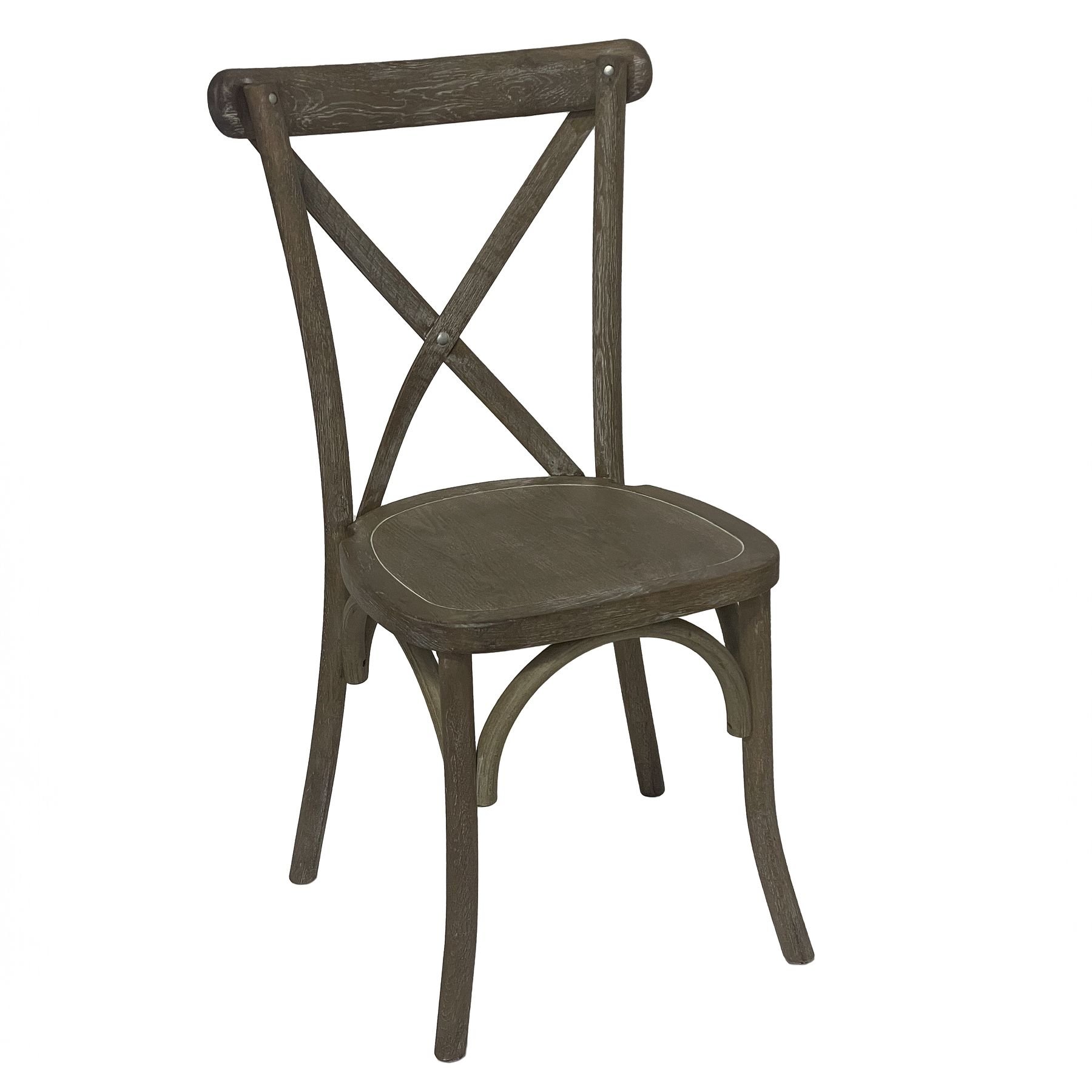 light oak cross back wood dining chair