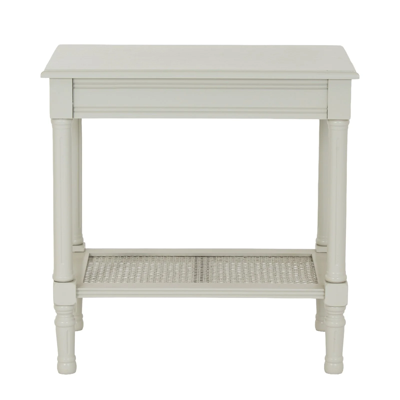belmont rattan collection table white cream side coffee
