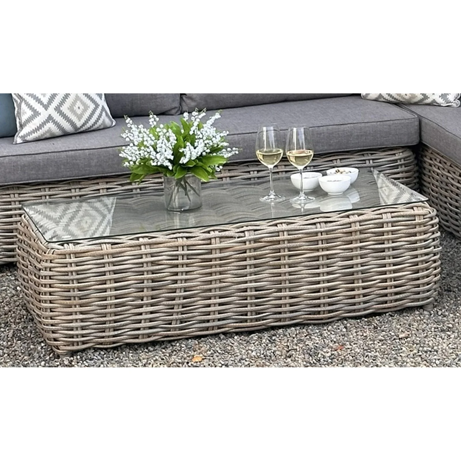 Amalfi Collection Outdoor Large Corner Set garden furniture