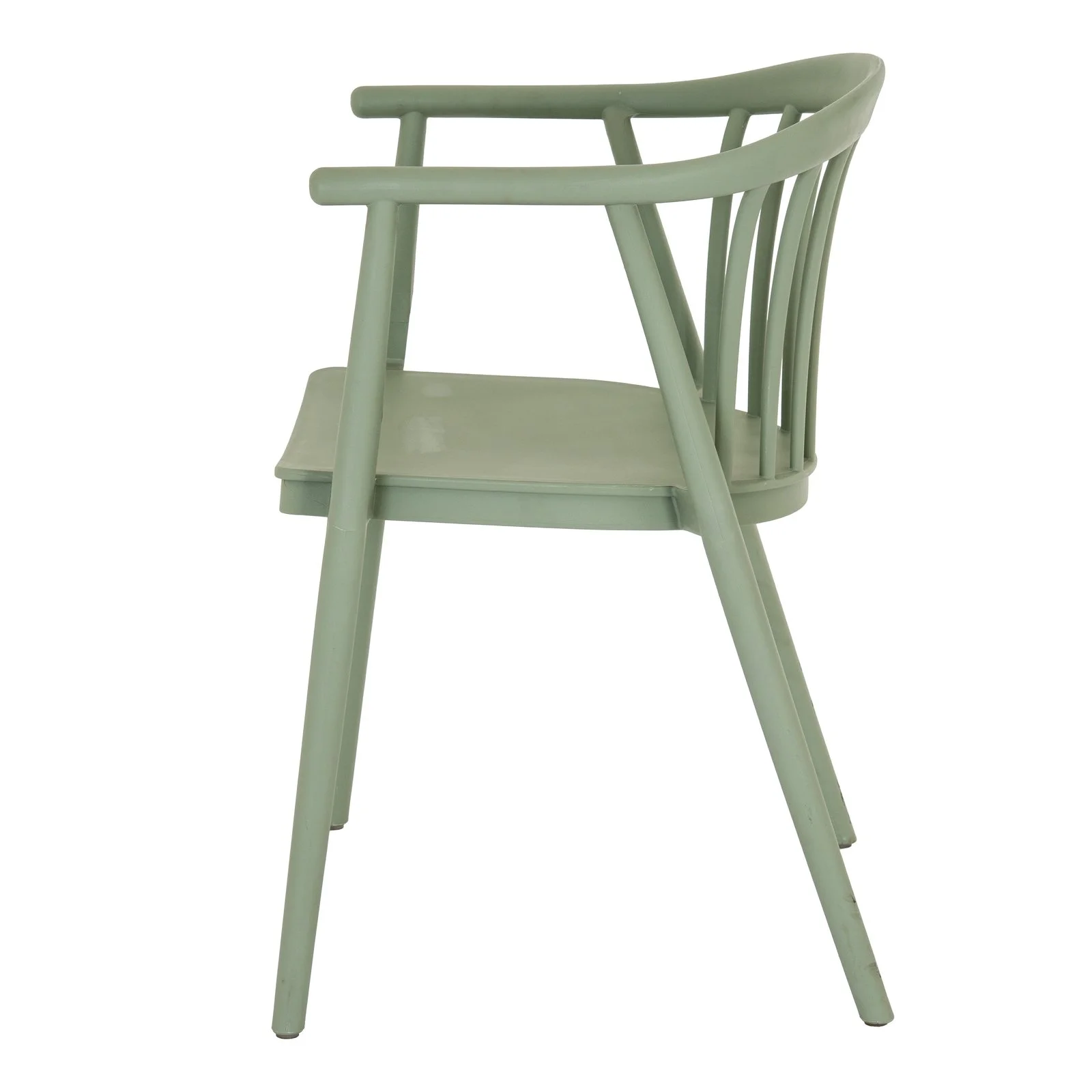 green echo French grey chair garden furniture outdoor seating mid century modern plastic