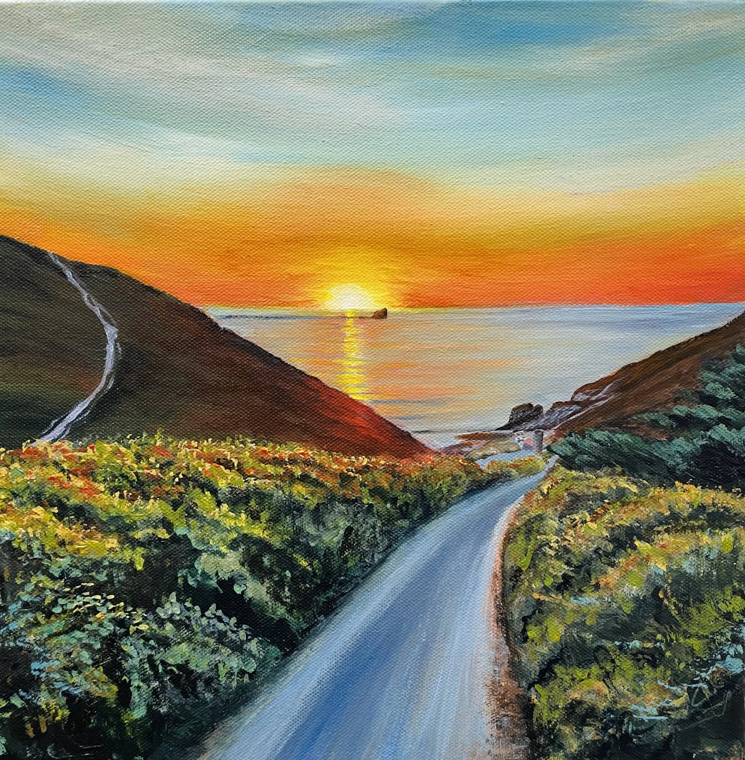 Trevellas Sunset Print