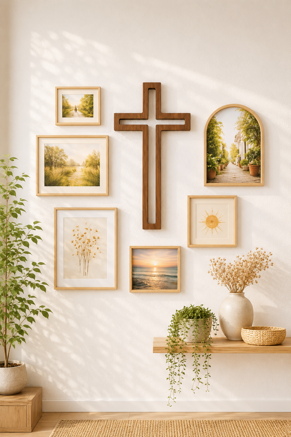 Handgefertigtes Holzkreuz – Natürlich, Zeitlos & Symbolträchtig