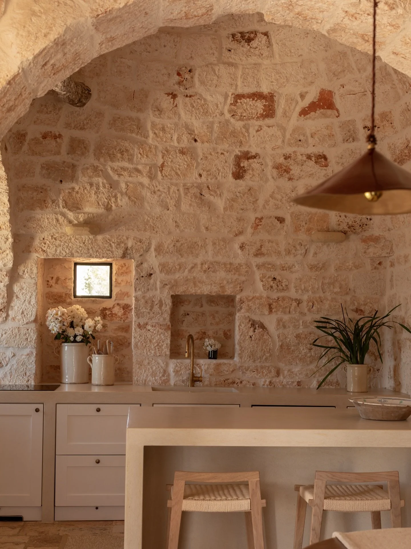 Location Y. Now live on our website. An immaculate interior of Pugliese charm set in 8 Trullo cones. A seriously beautiful and mature garden, views across the countryside of olive groves and vineyards. An infinity pool with broad terraces. Particular