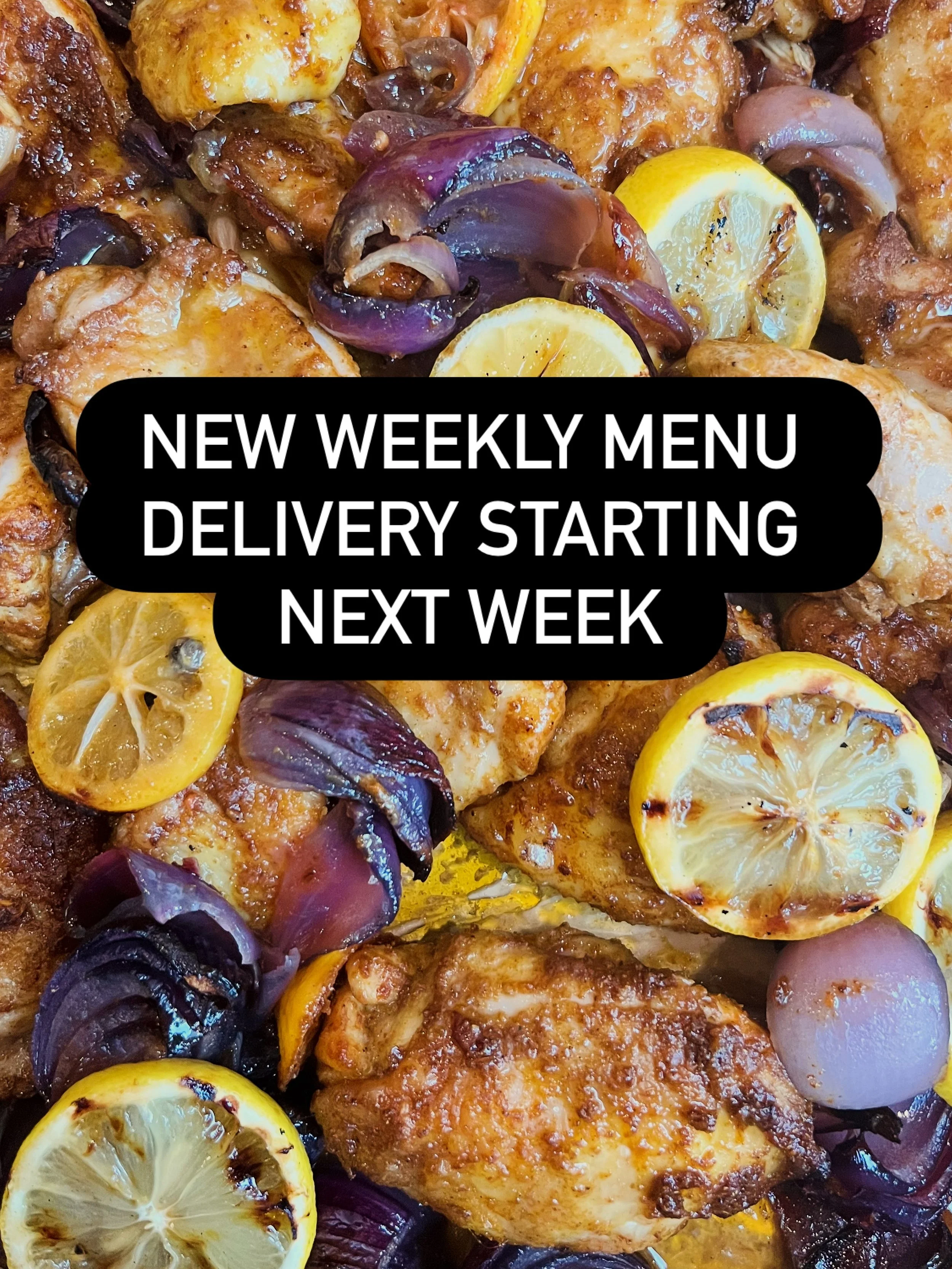 I&rsquo;m starting a new weekly menu delivery on Wednesdays to NW10, NW6 and W10 next Wednesday 14th October.

Each week I&rsquo;ll write a menu of 5 of my favourite dishes to stock your fridge or freezer.

Each dish will serve 2 people.

Find out mo
