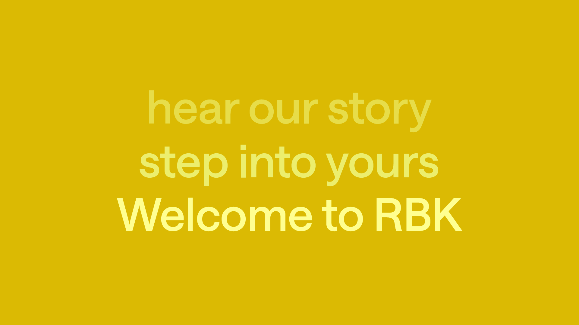 welcome to rbk