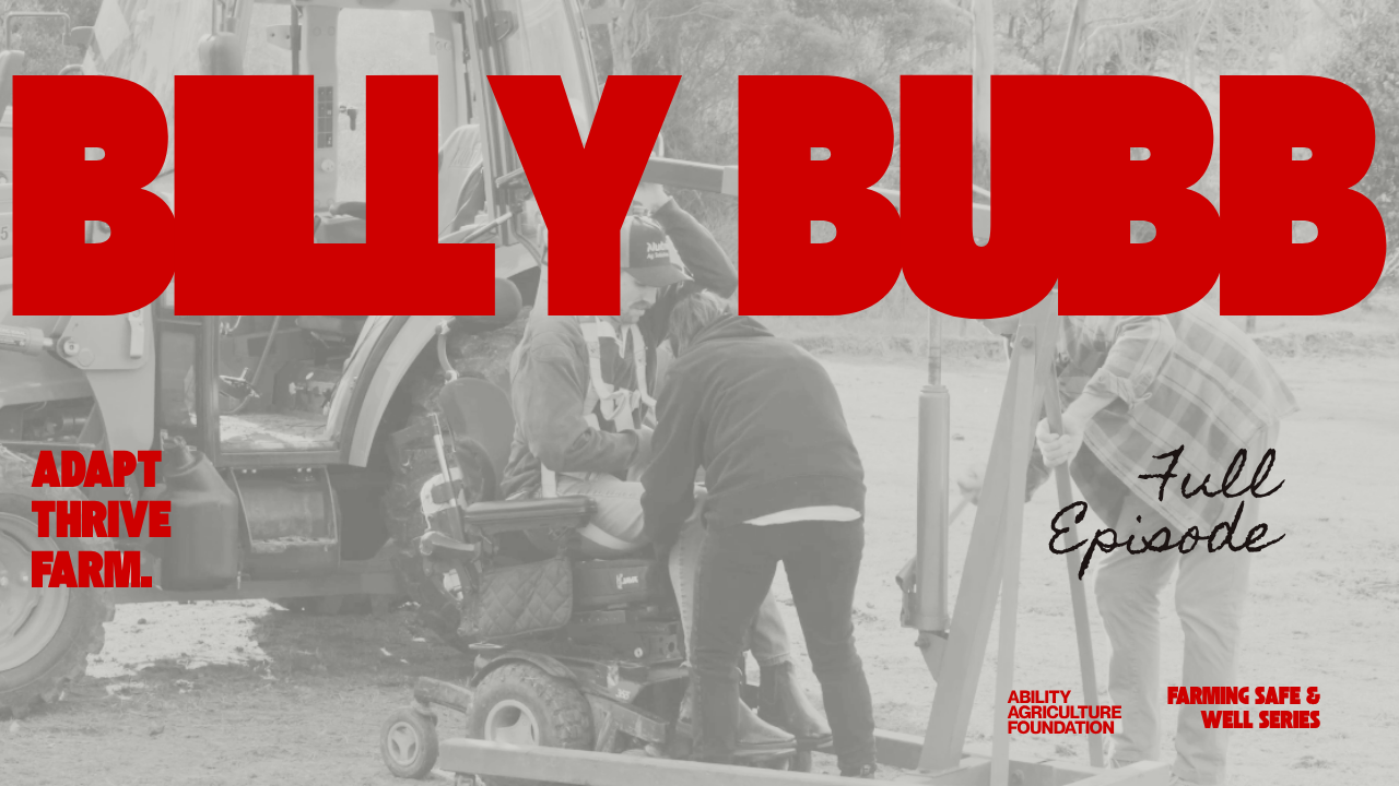 Farming with a Traumatic Brain Injury: Billy’s Story