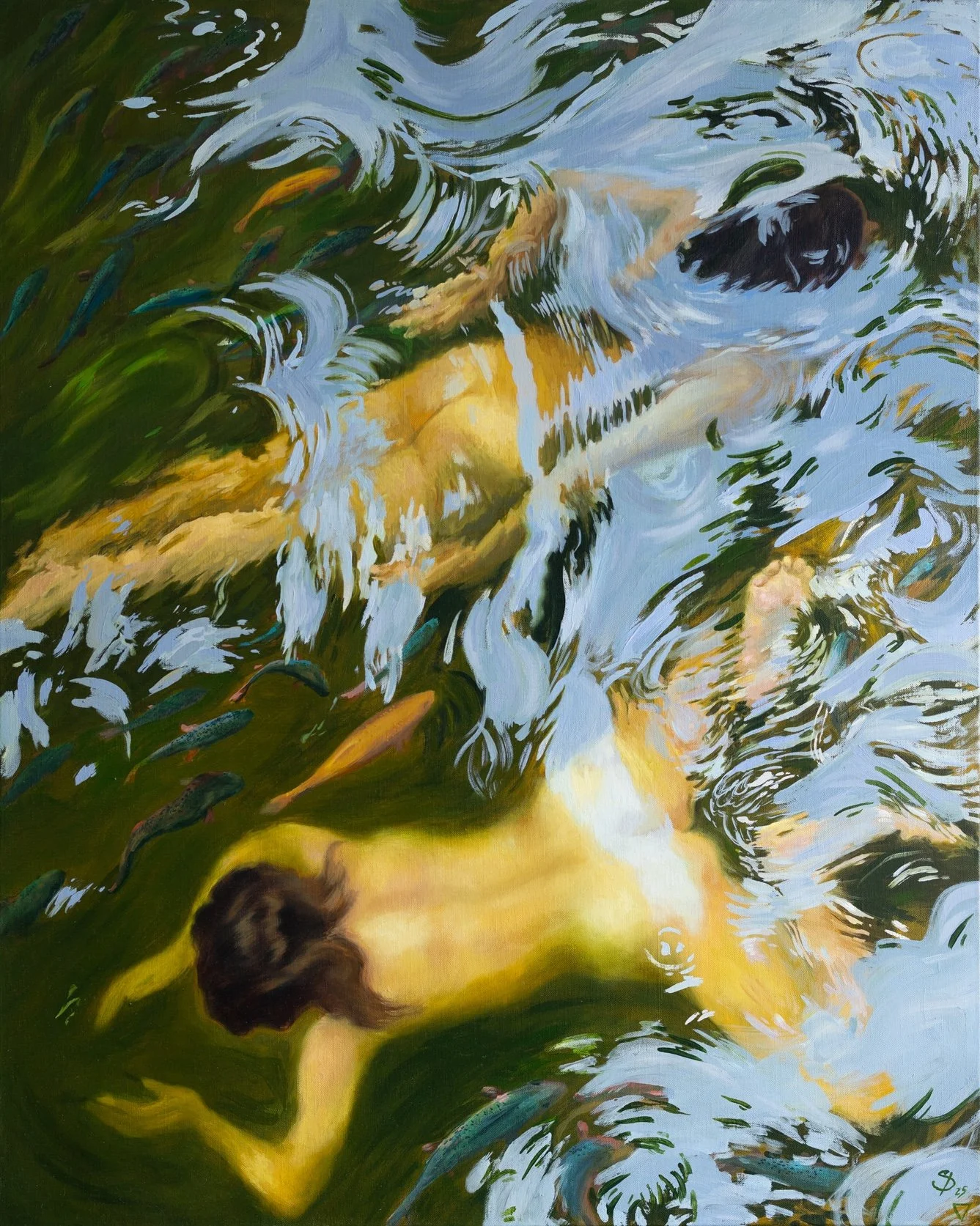 Essential Choices, 2025, oil on linen, 100 x 80 cm