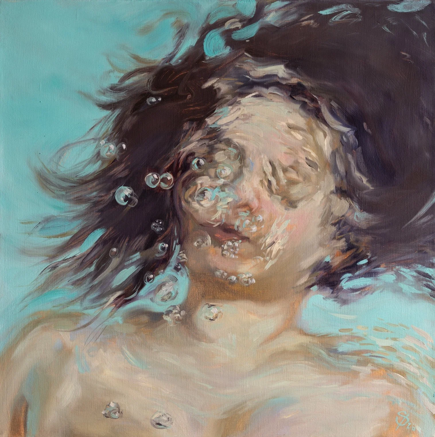 Threshold, 2026, oil on linen, 50 x 50 cm