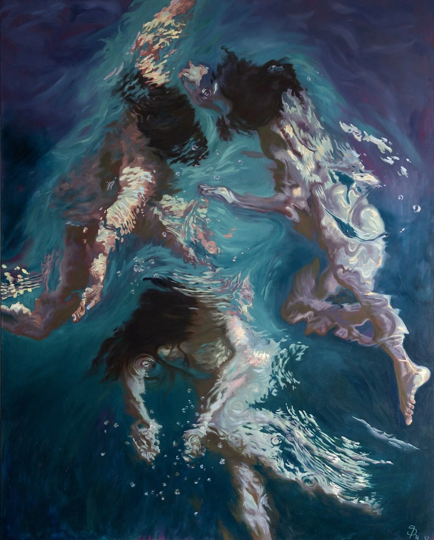Untertow, 2026, oil on linen, 150 x 120 cm