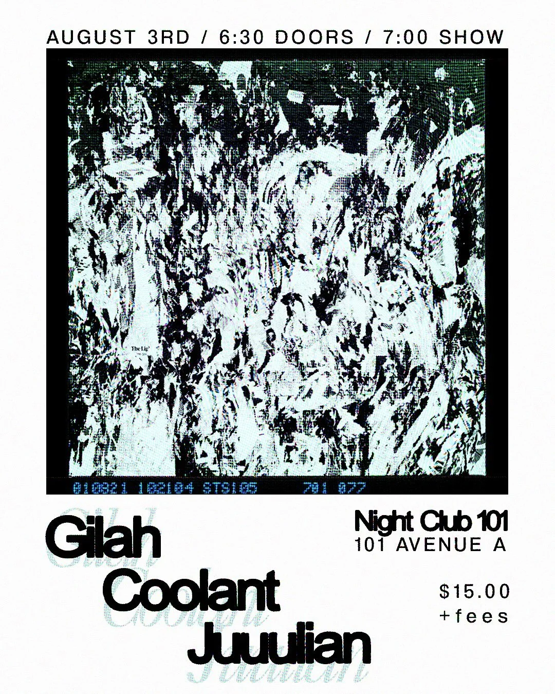 Recent work for my guy Gilah featuring torn up wheatpaste posters I scanned while out on the town. Go see that boy play 🎸