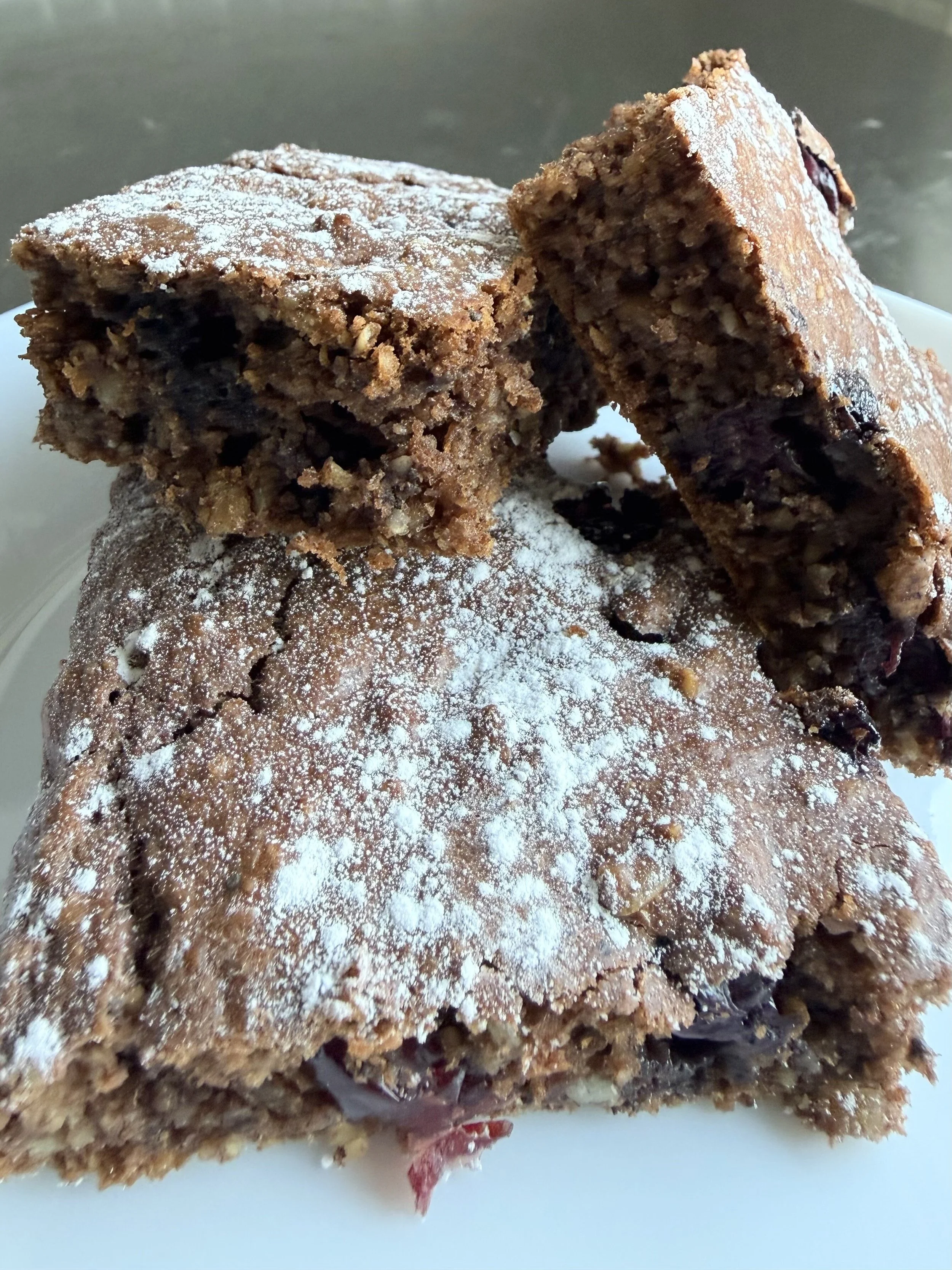 Freshly baked fruit cake