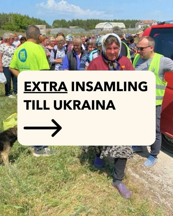 Vintern n&auml;rmar sig, och behoven i Ukraina &auml;r enorma. Vi har sett vad hj&auml;lpen betyder, och nu har vi m&ouml;jlighet att tillsammans kan vi g&ouml;ra skillnad igen 🩵

Vill du vara med? Swisha valfri summa till 123 22 22 537
&Auml;r du f
