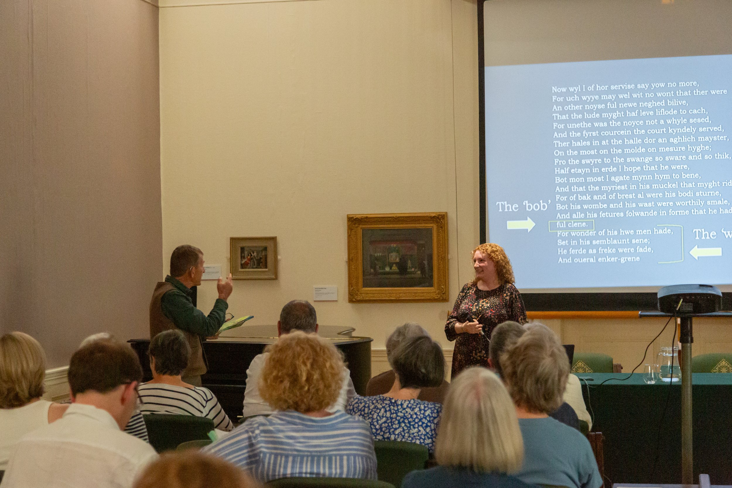 Talk by professor Sarah Perverly  
