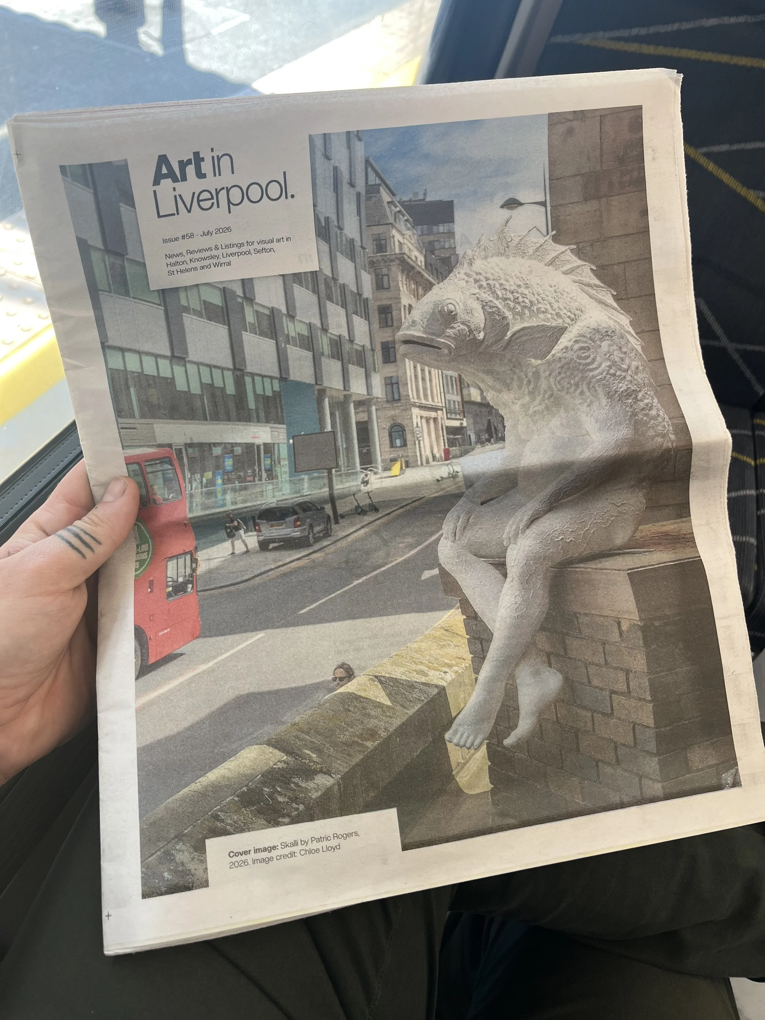 SKALLI Featured in this months Art in Liverpool
