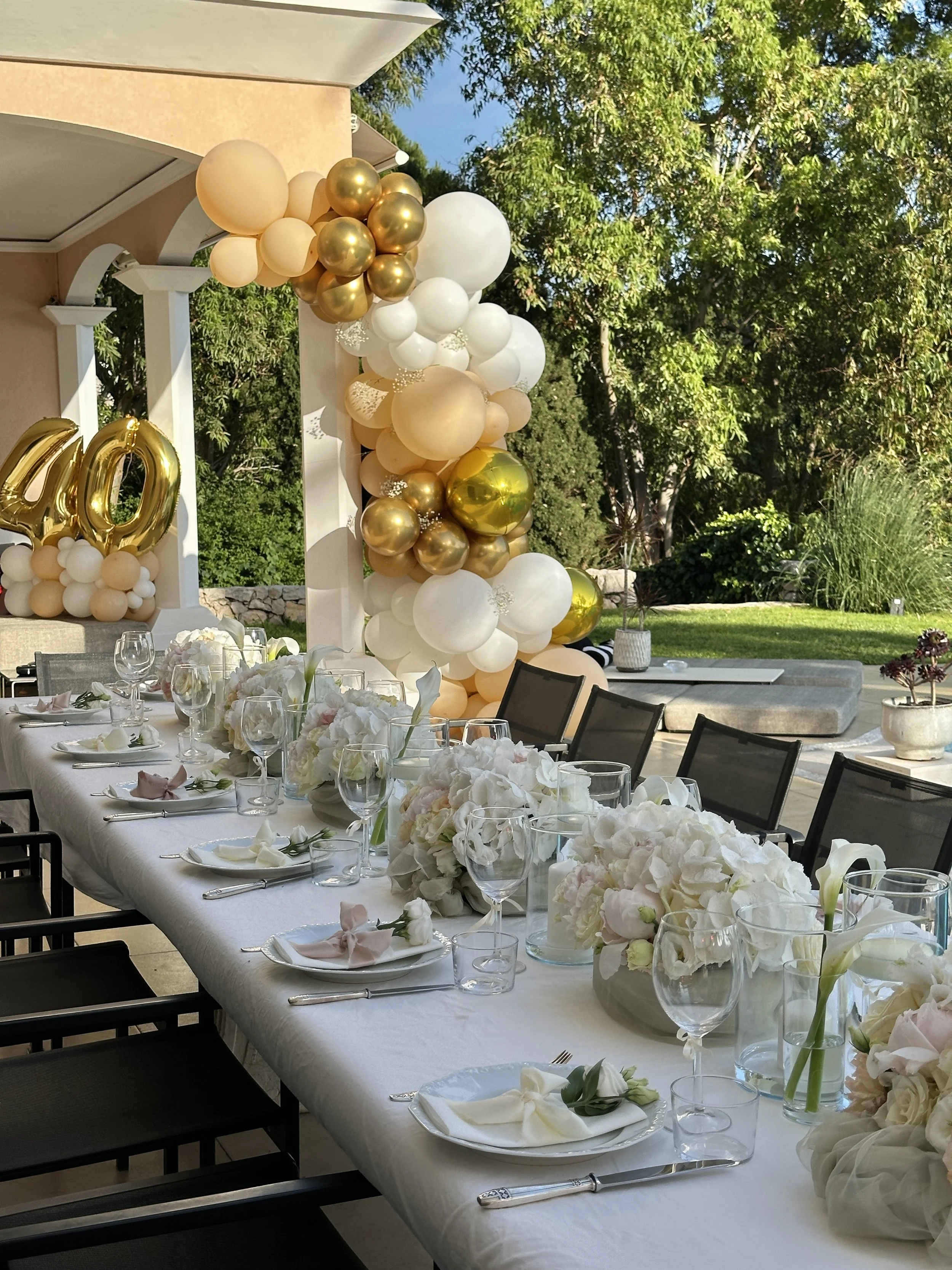 Weddings & Receptions
A refined outdoor event setup at Villa Monaco, ideal for luxury weddings and receptions overlooking the Mediterranean.