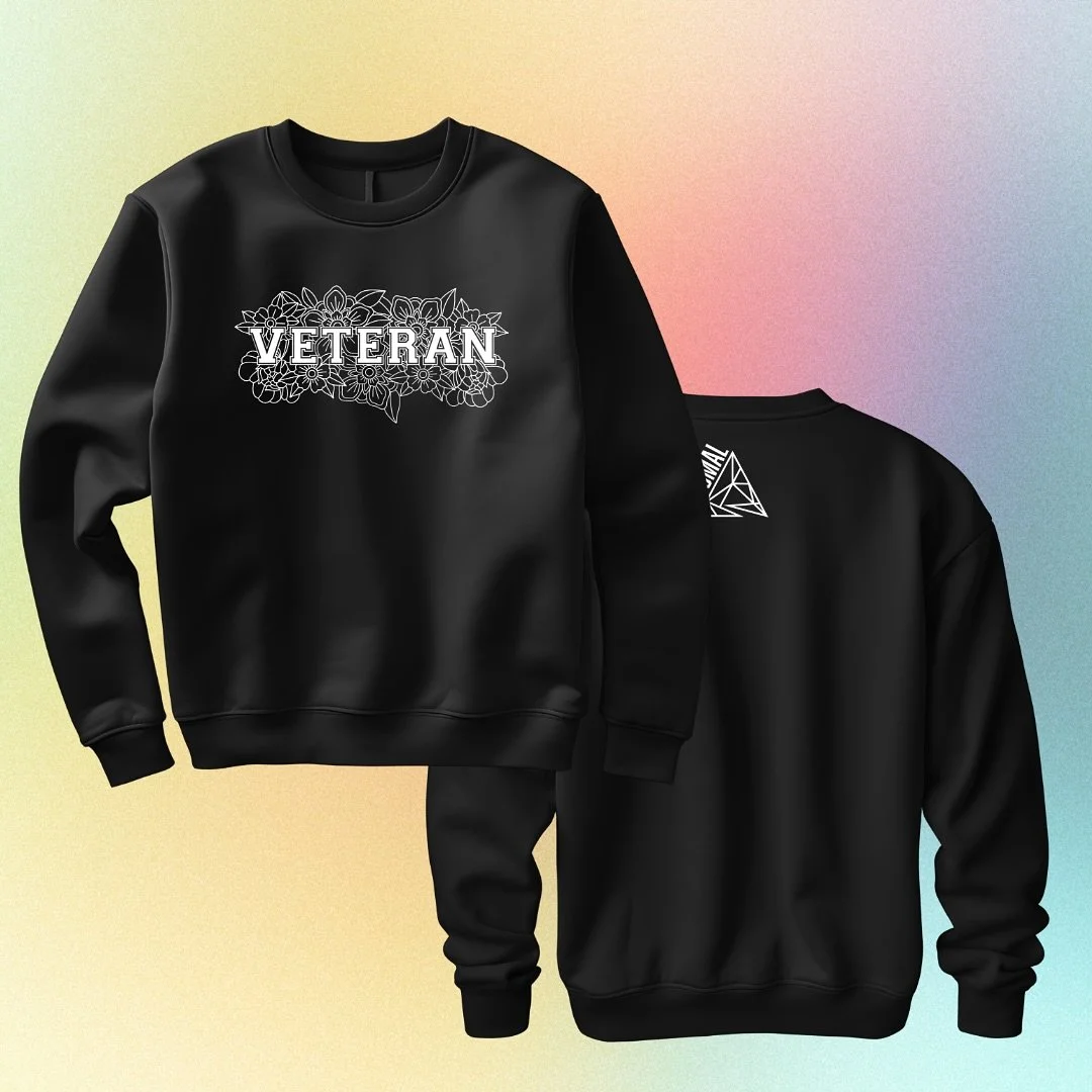 coming 03.01.2025 - just one of the few designs launching at the beginning of the month! The front design will be available in many different color tshirts, crew necks and hoodies! I will also be offering a vinyl bumper sticker and regular sticker 😊