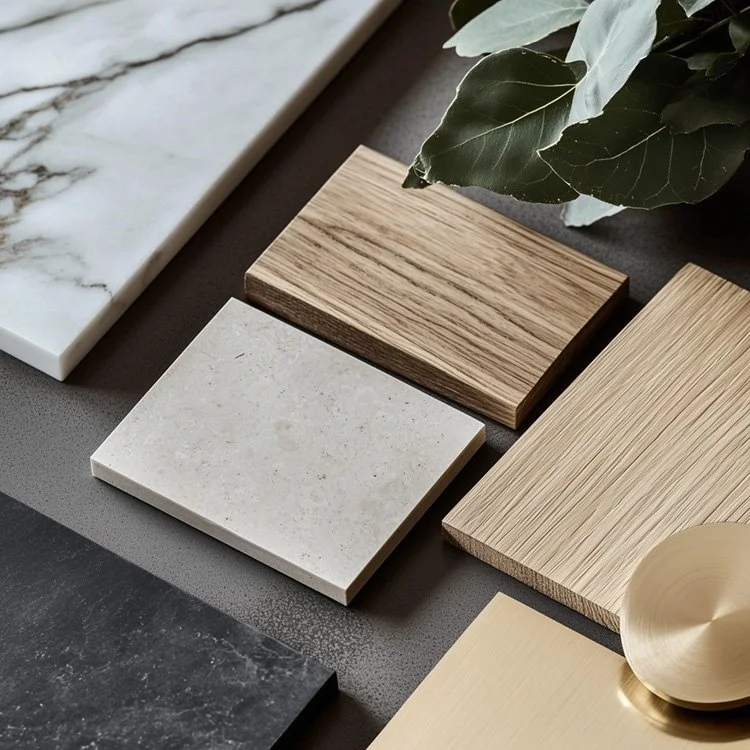 Sample Board of materials often used by Coffey Residential