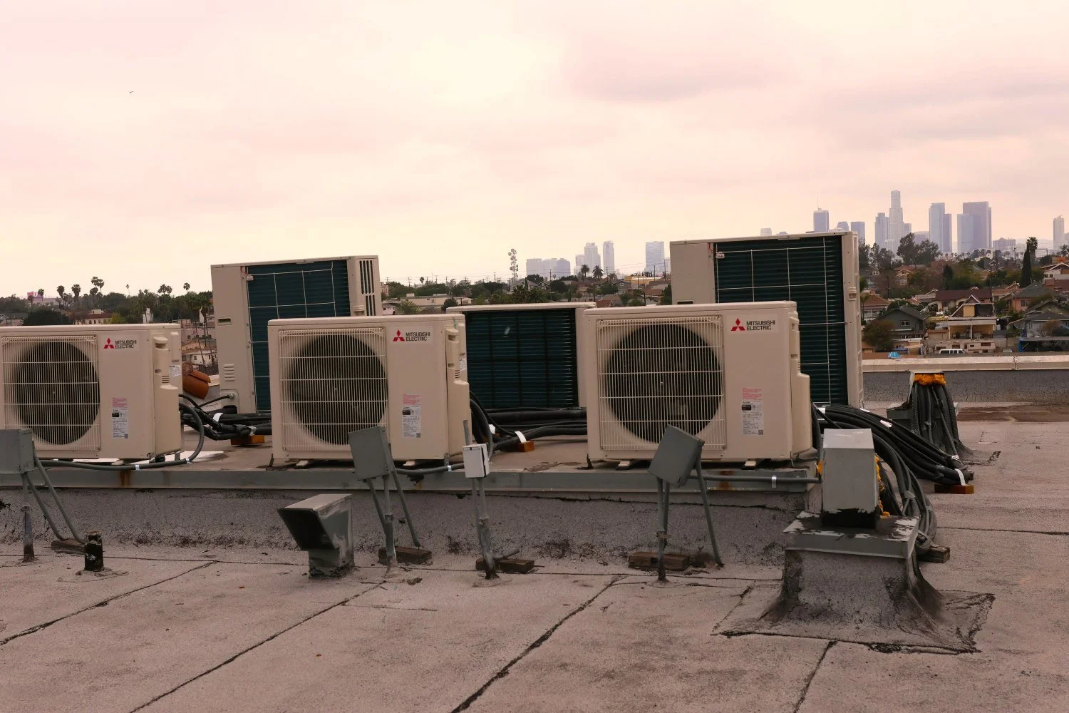 Mini Splits roof LA.JPG