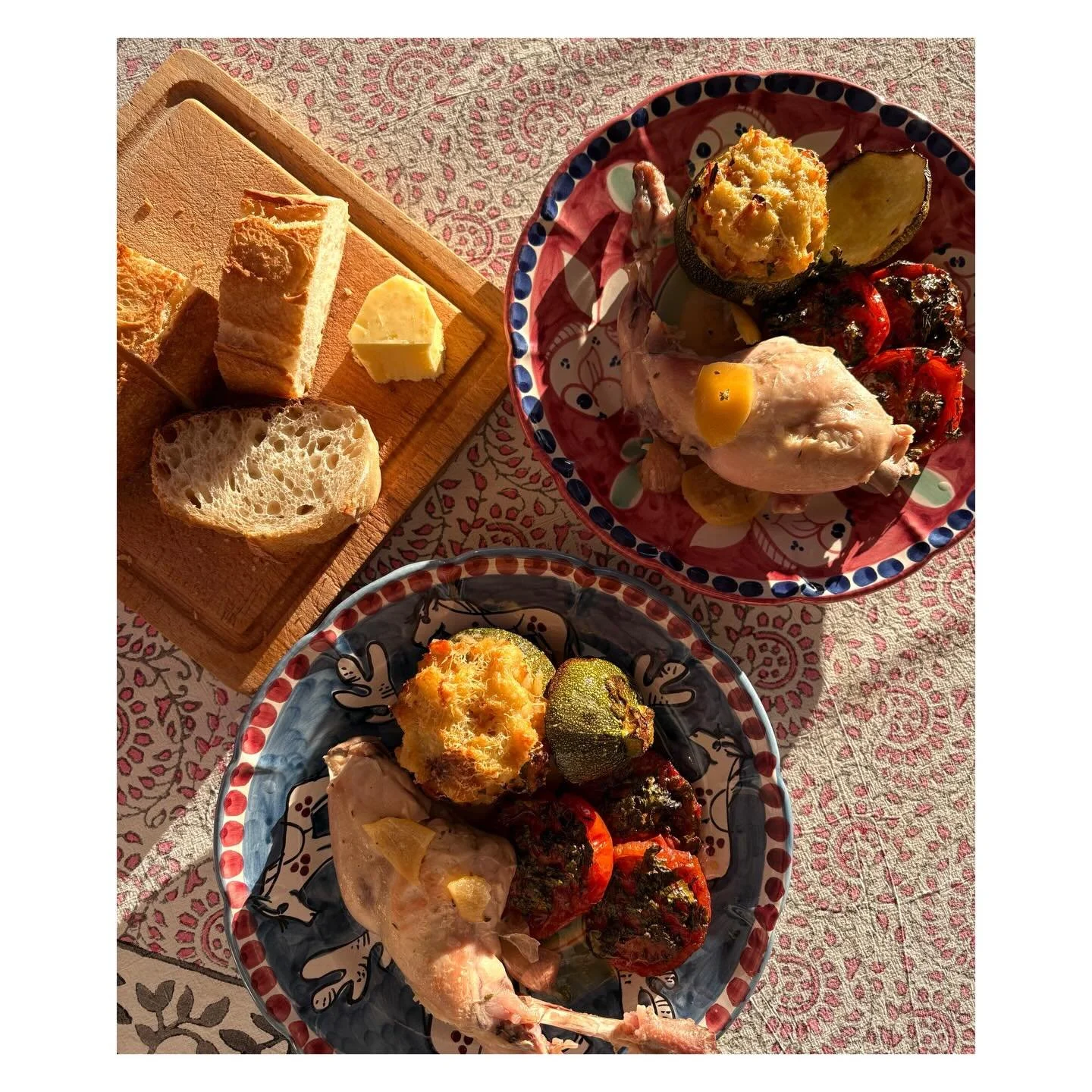 Highlights from the first half of the year; from Proven&ccedil;al suppers and colourful Moroccan brunches to steaming porridge with double cream &amp; smoked haddock kedgeree in Scotland, with some cooking for clients in between💛🙏🏻🏴󠁧󠁢󠁳󠁣󠁴󠁿🥐