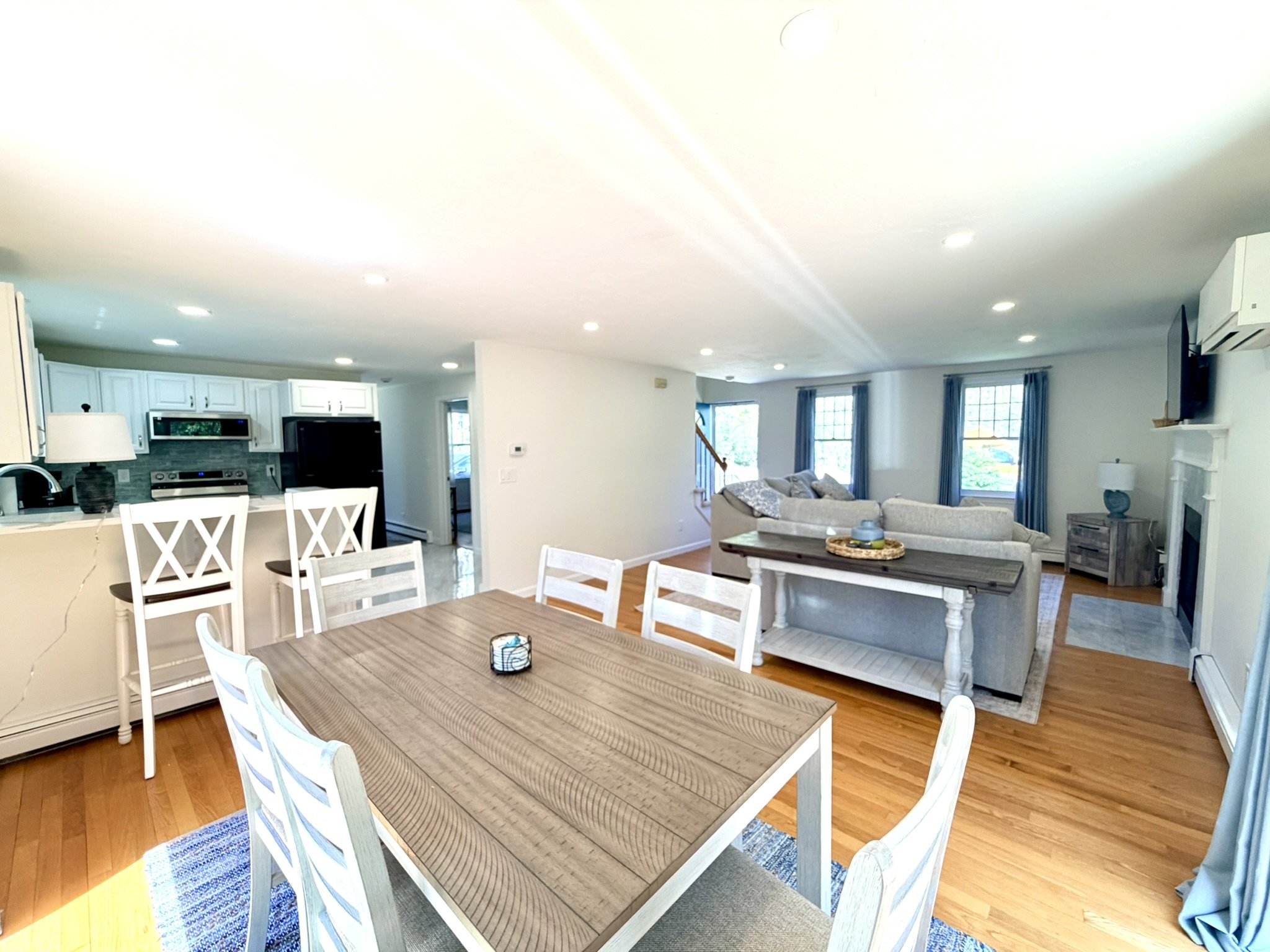Cape Cod Vacation Rental Management | Tuxfin Hospitality Property - Dog-Friendly Falmouth Home for Short Term Bookings - Save Money over Airbnb & VRBO - Homeowners Rent Second Homes for Extra Income. Dining Table