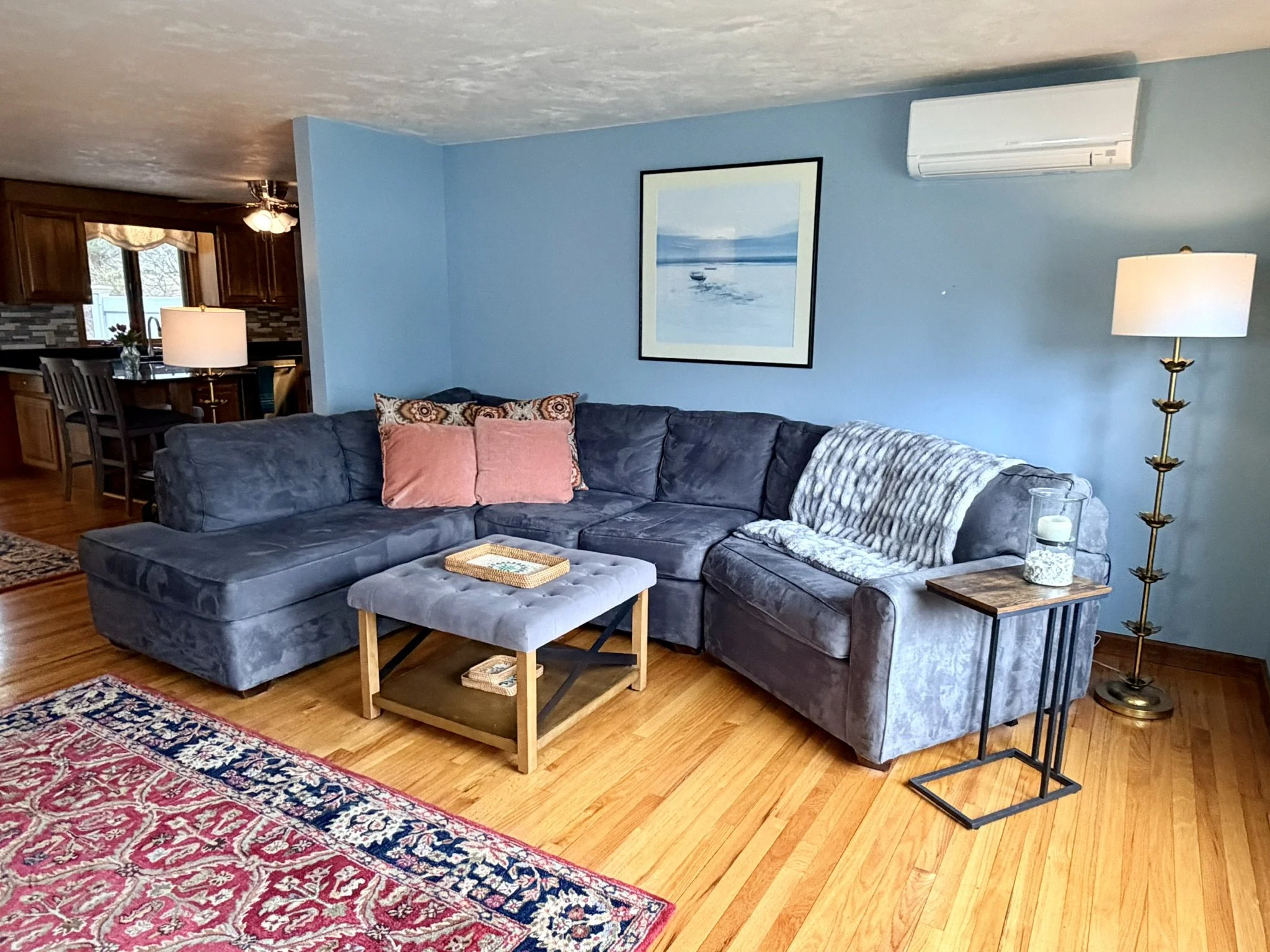 Cape Cod Vacation Rental Management | Tuxfin Hospitality Property - Dog-Friendly Yarmouth Home for Short Term Bookings - Save Money over Airbnb & VRBO - Homeowners Rent Second Homes for Extra Income. Living Room