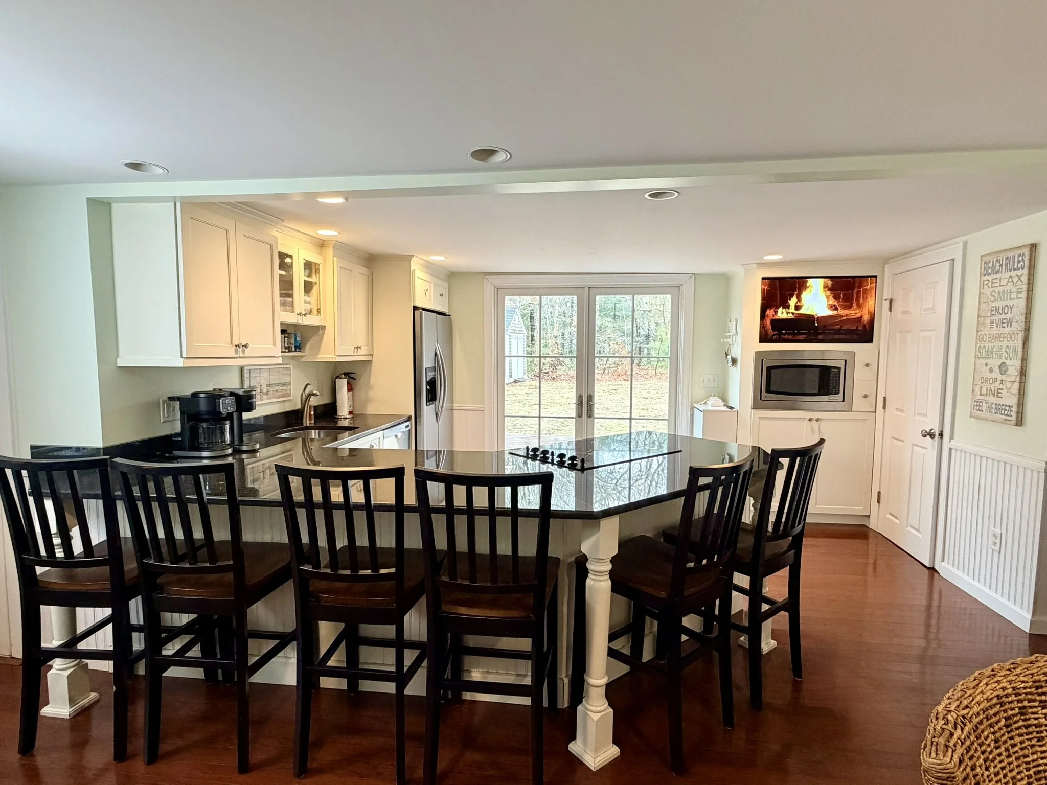 Cape Cod Vacation Rental Management | Tuxfin Hospitality Property - Dog-Friendly Yarmouth Home for Short Term Bookings - Save Money over Airbnb & VRBO - Homeowners Rent Second Homes for Extra Income. Dining with Kitchen