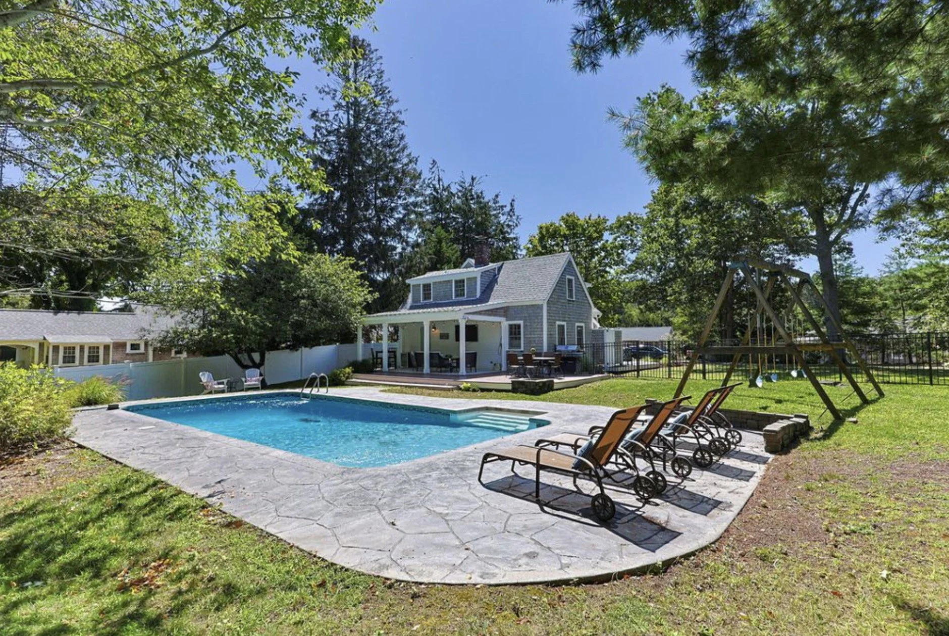 Cape Cod Vacation Rental Management | Tuxfin Hospitality Property - Dog-Friendly Yarmouth Home for Short Term Bookings - Save Money over Airbnb & VRBO - Homeowners Rent Second Homes for Extra Income. Heated Pool, Near Beach