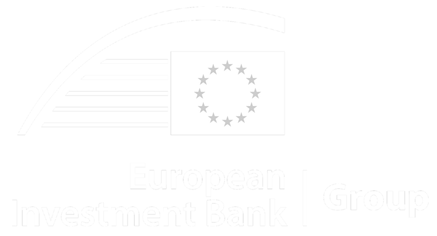Logo of the European Investment Bank Group, featuring a stylized arch and a circle of stars representing the European Union, with the text "European Investment Bank Group" underneath.