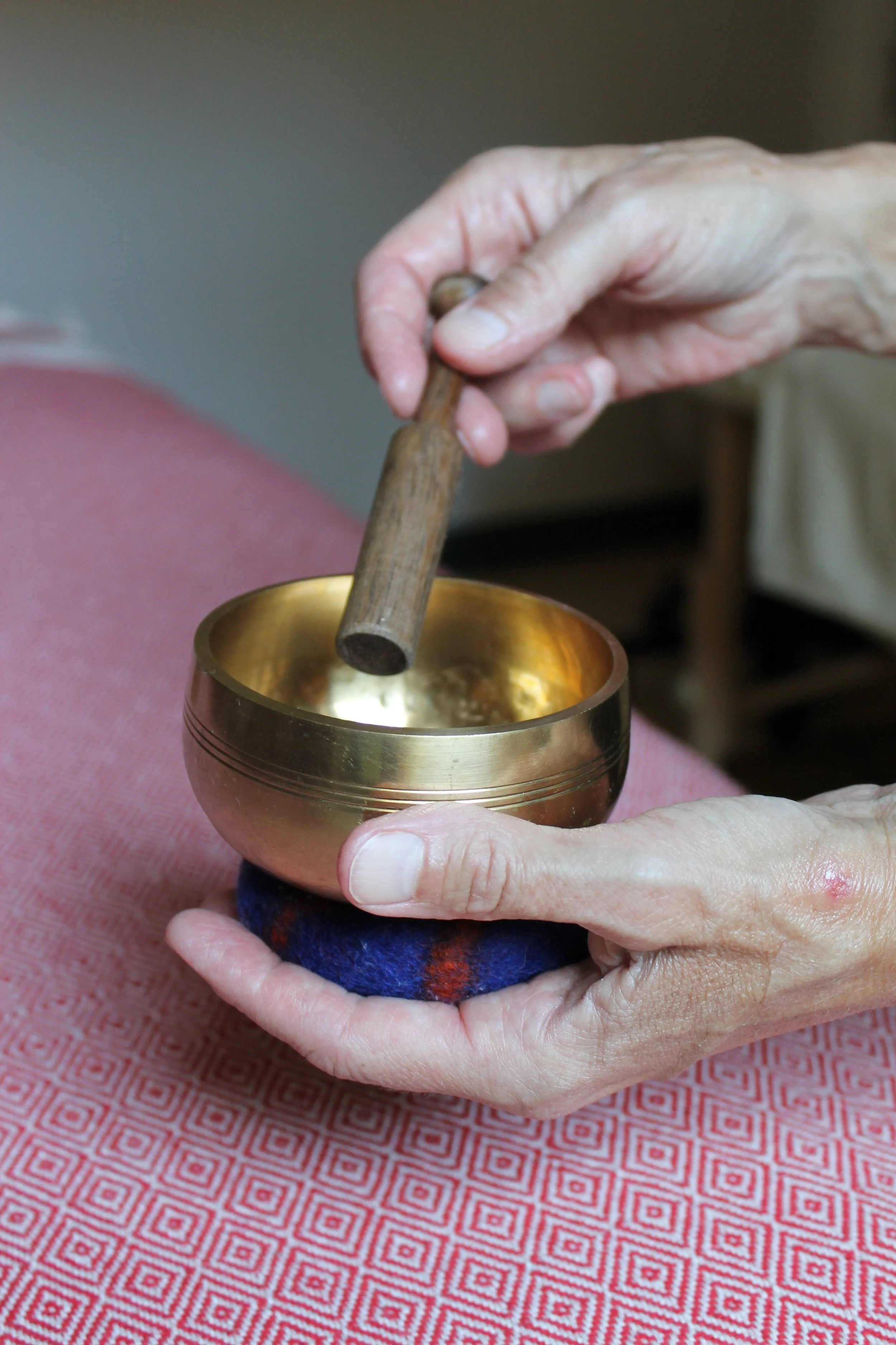 Chime that is rung to indicate the completed of your service