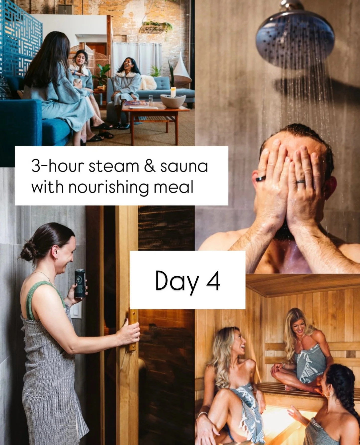 ✨LAST DAY ✨ TEACHER APPRECIATION 4 DAY GIVEAWAY 📚✏️

We are wrapping up the four day teacher appreciation giveaway with 3 hours in our community retreat steam &amp; sauna with a nourishing meal at Kosa 🧖🏼&zwj;♀️🥰

Enjoy 3 hours of: 
🧖🏼&zwj;♀️ h