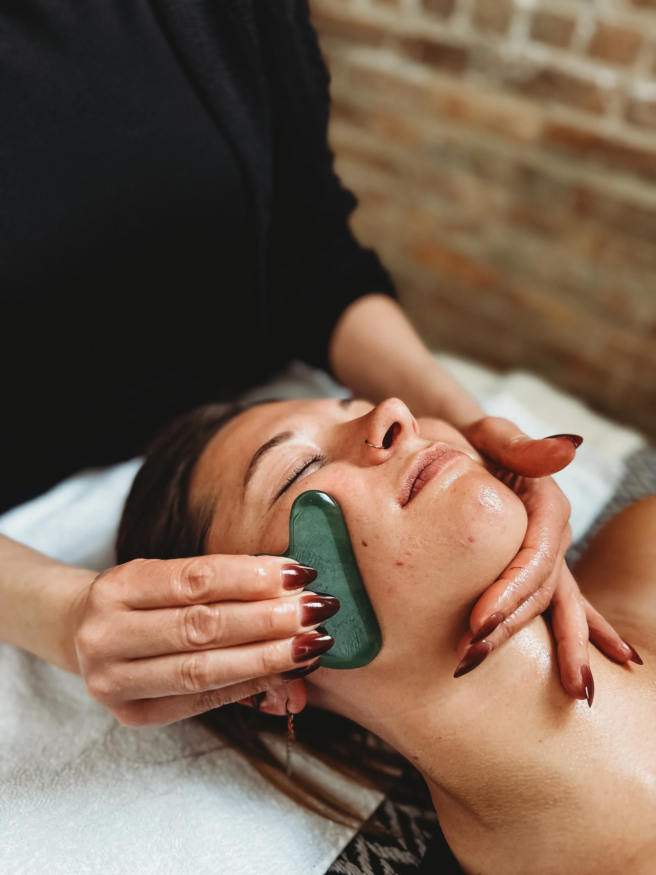 Gua sha facial add-on