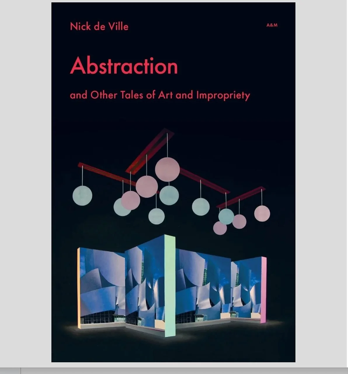 Nick de Ville has been an observer of, and participant in, the world of art for many years. Suffice to say long enough for styles, fads and
fancies to be born, thrive, wither away... and return as history. &lsquo;Abstraction and Other Tales of Art an