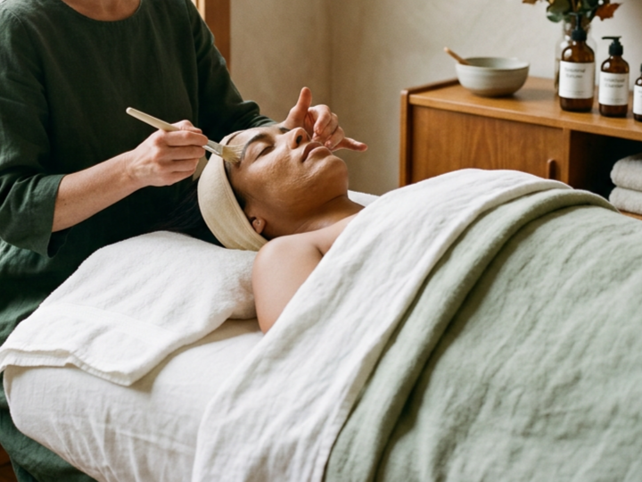 90-minute Meridian Seasonal Facial with curated botanical skincare at Meridian Massage Spa in Ashburn, VA.