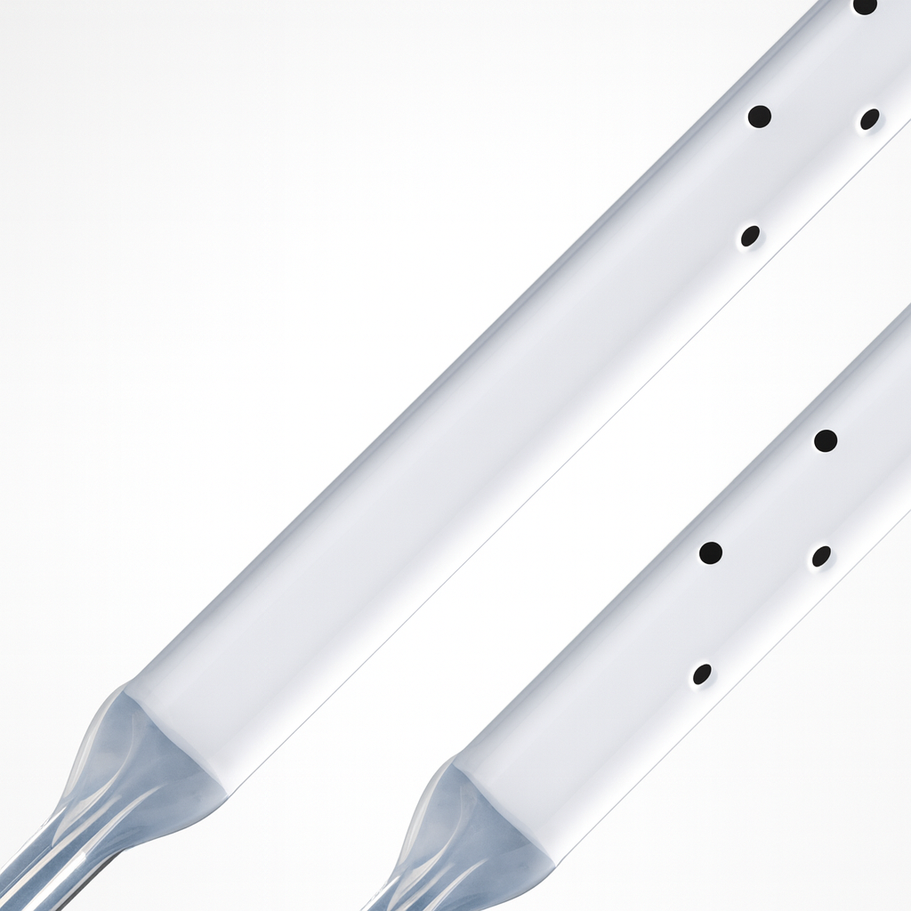 Large-lumen, color-coded components