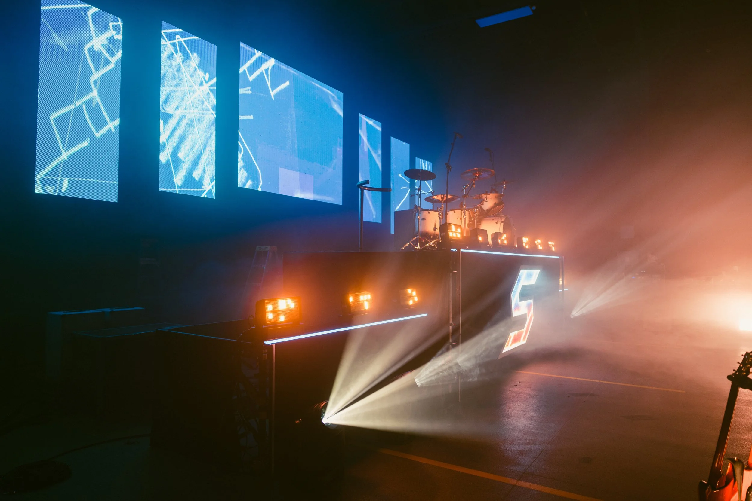 Studio P Lighting and Video Setup for Touring Production