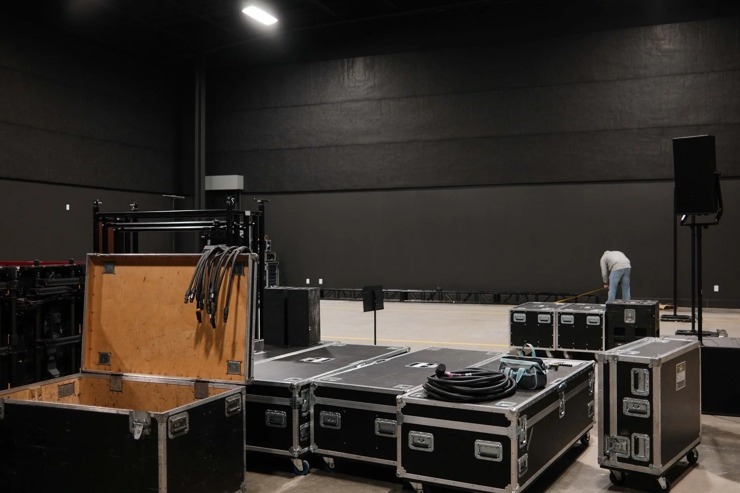 Yes, we&rsquo;re open! Another tour loading into Studio I. BLKBX Studios &amp; Storage is a Franklin, TN production rehearsal space serving Nashville and touring artists preparing for the road. Now booking rehearsals, pre-production, and content shoo