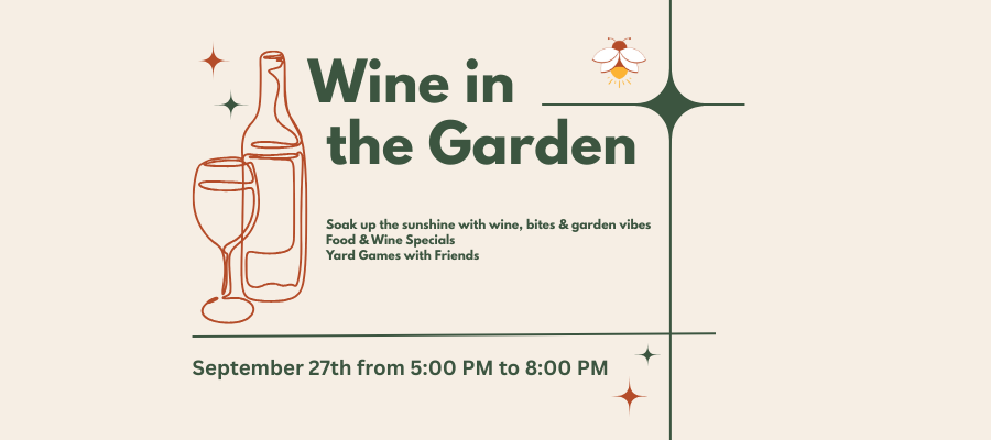 Wine in the Garden