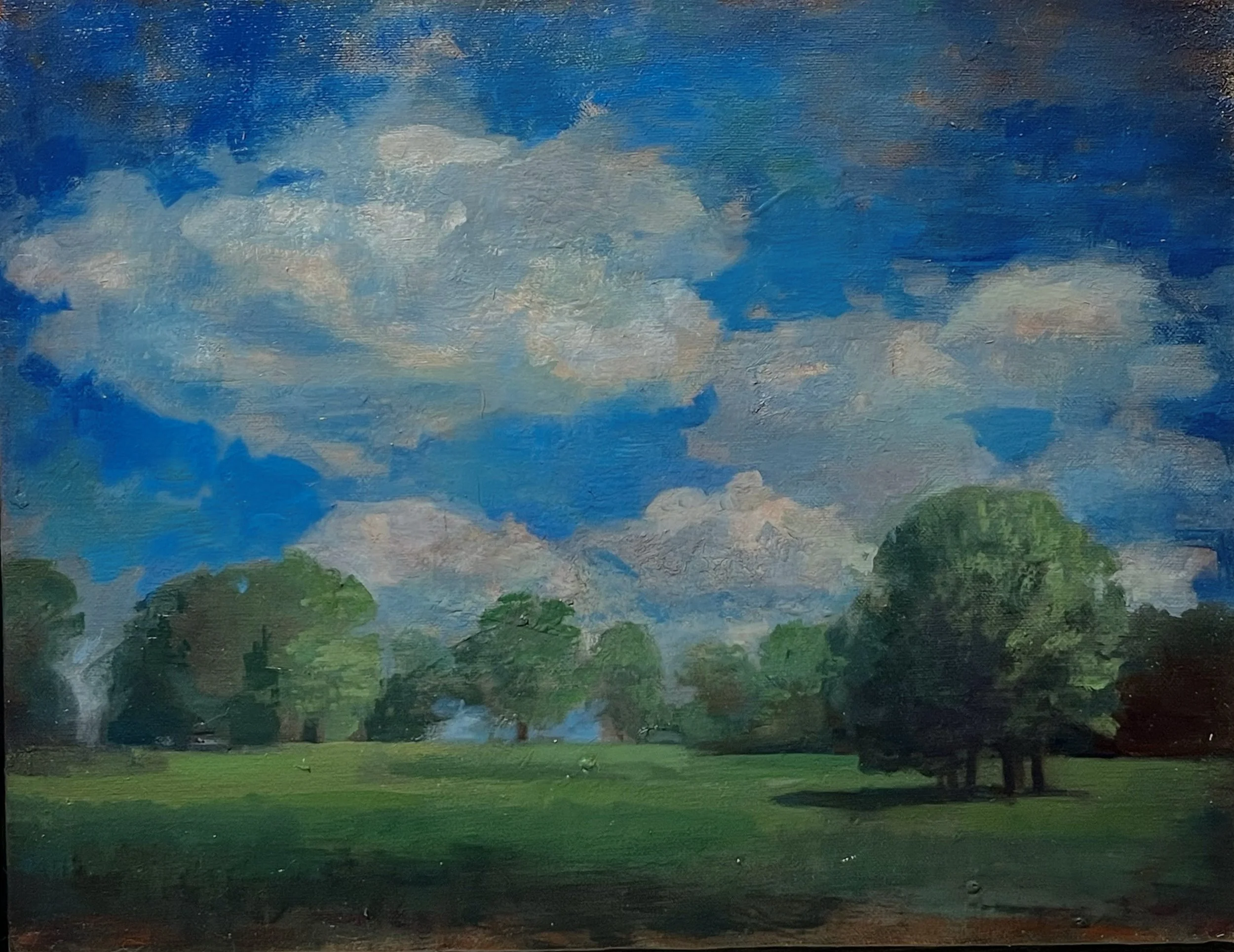Acorn Hill, oil on canvas, 10 x 14 inches. -Available