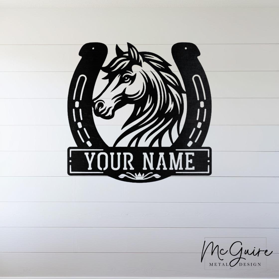 Personalized Horse Sign
