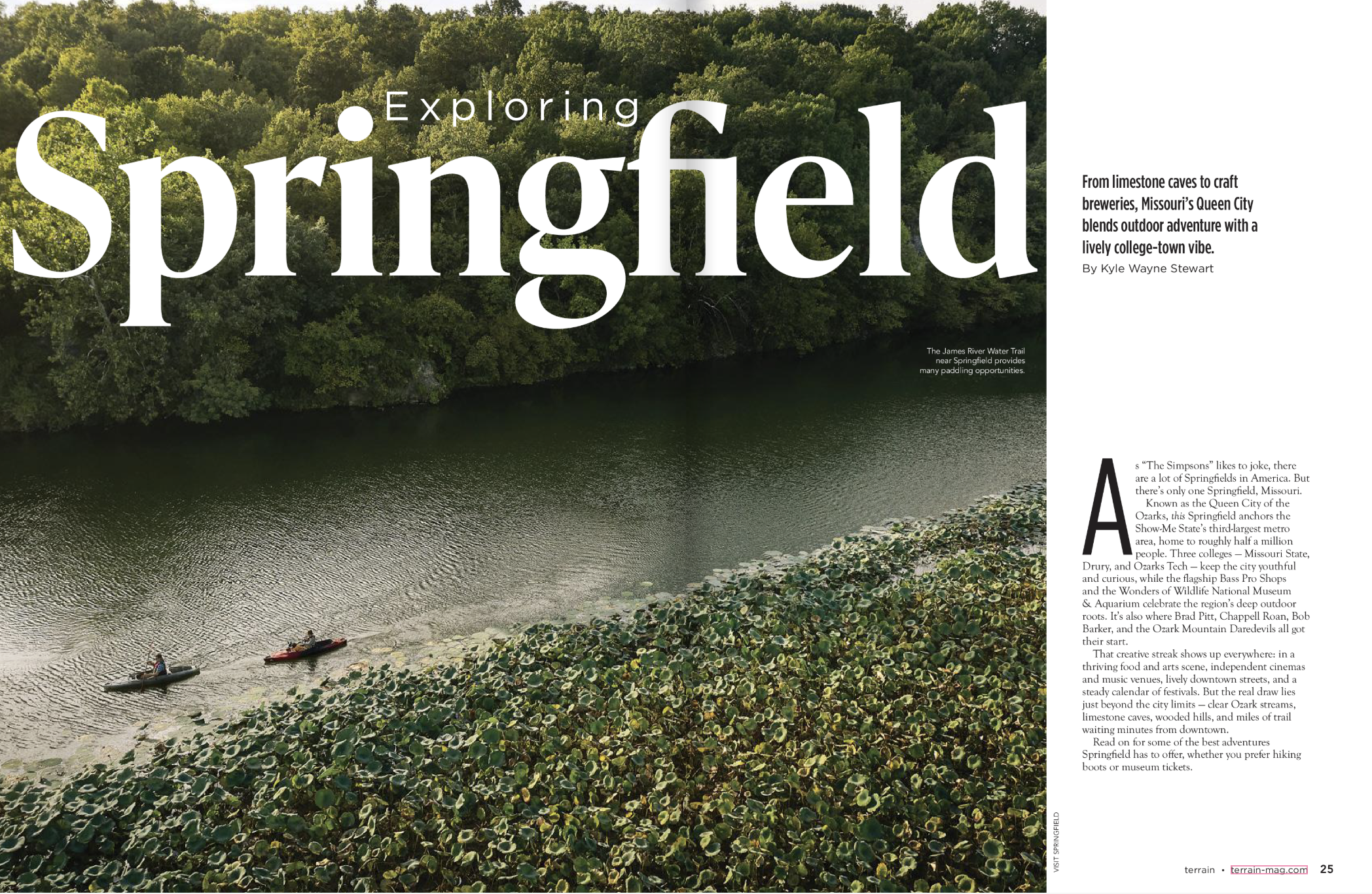 Exploring Springfield, Terrain Magazine