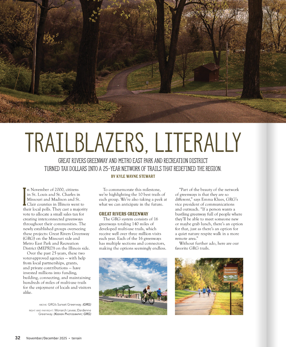 Trailblazers, Literally, Terrain Magazine