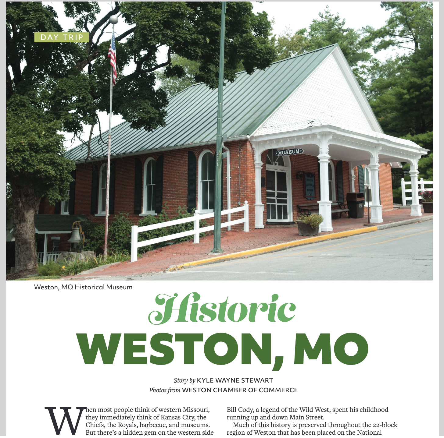 Historic Weston, MO, Lake Lifestyles
