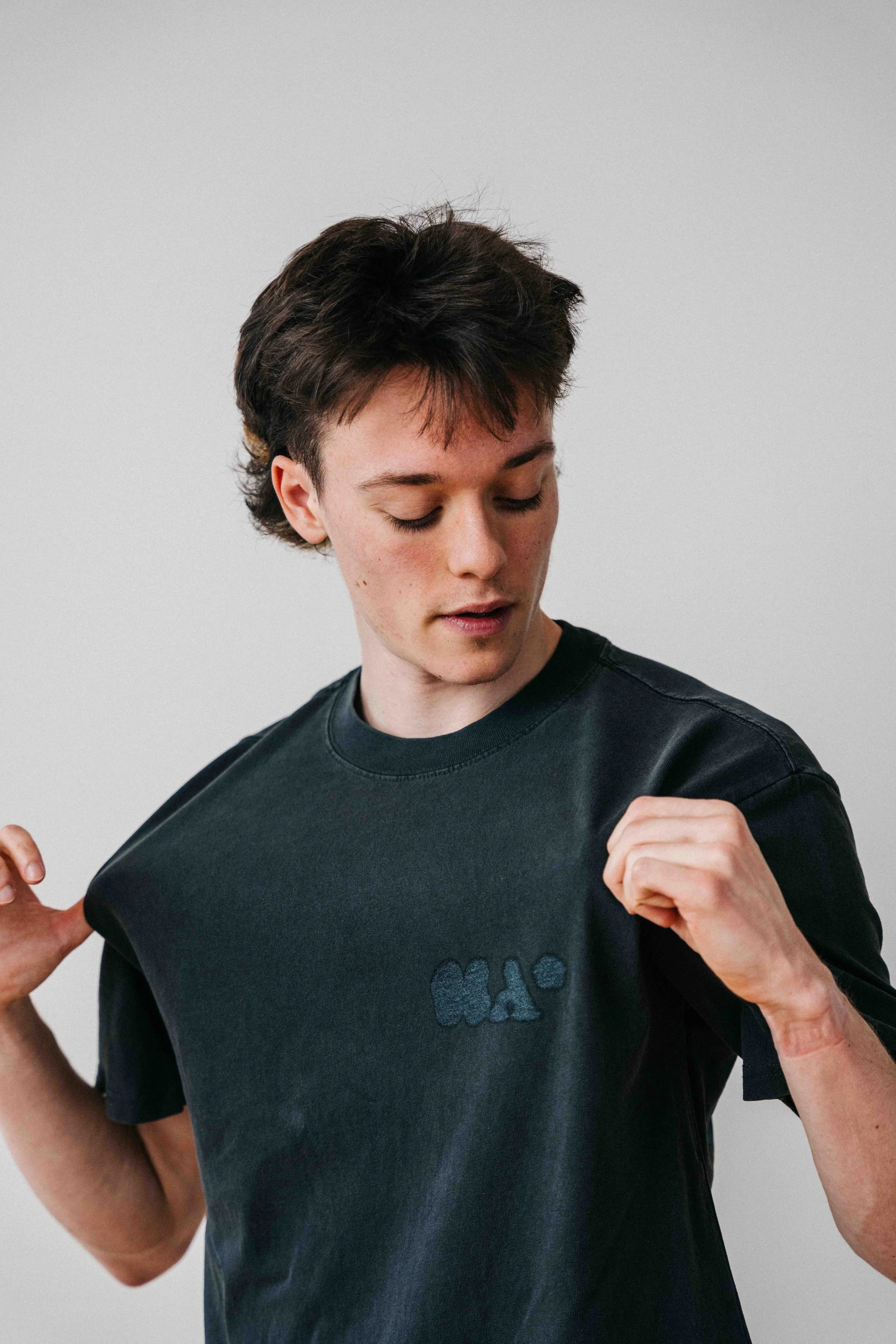 RAW COLLECTION / GREY & BLACK BLUR TEE