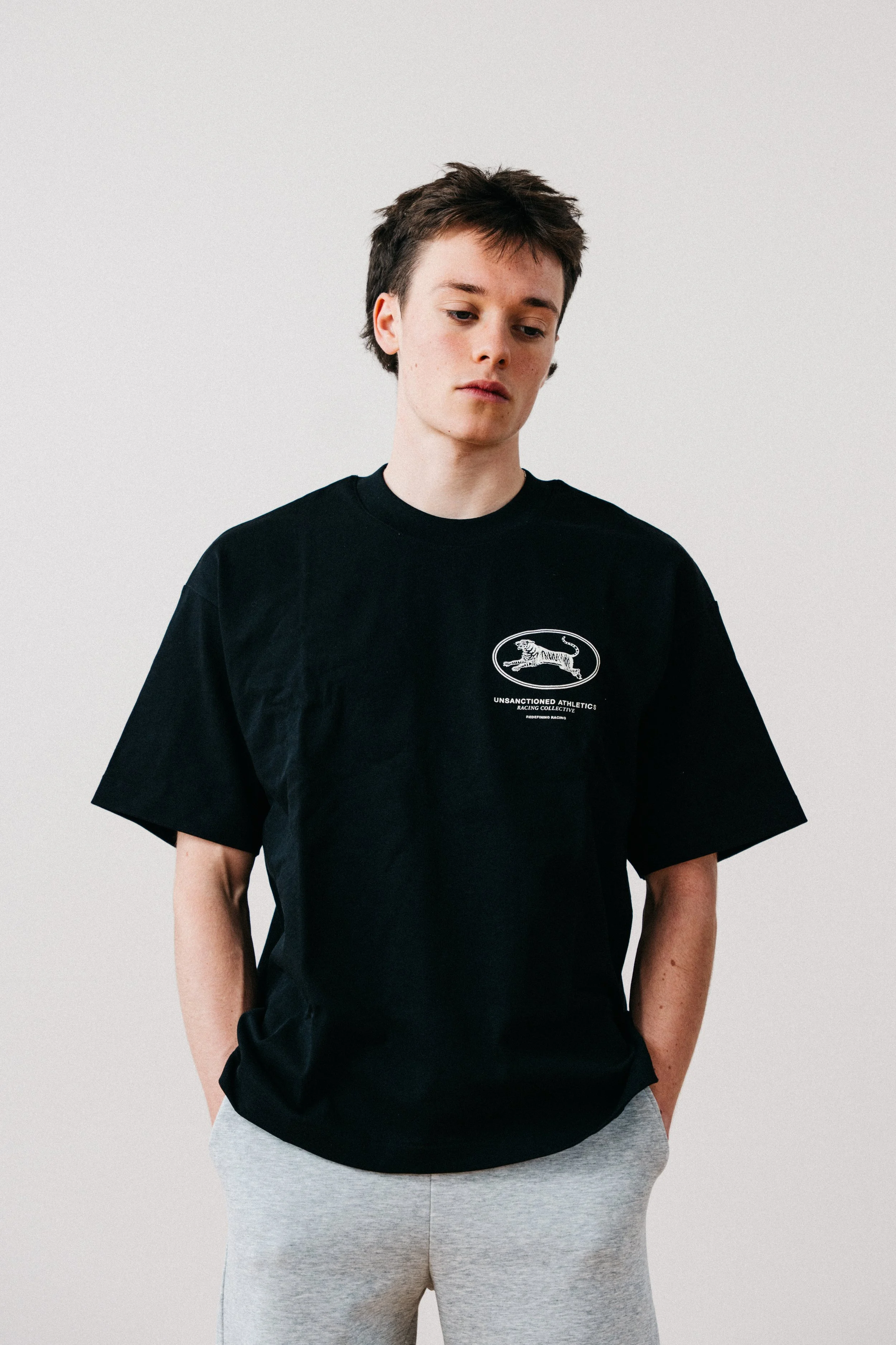 HERITAGE COLLECTION / BLACK & WHITE BOXY TEE