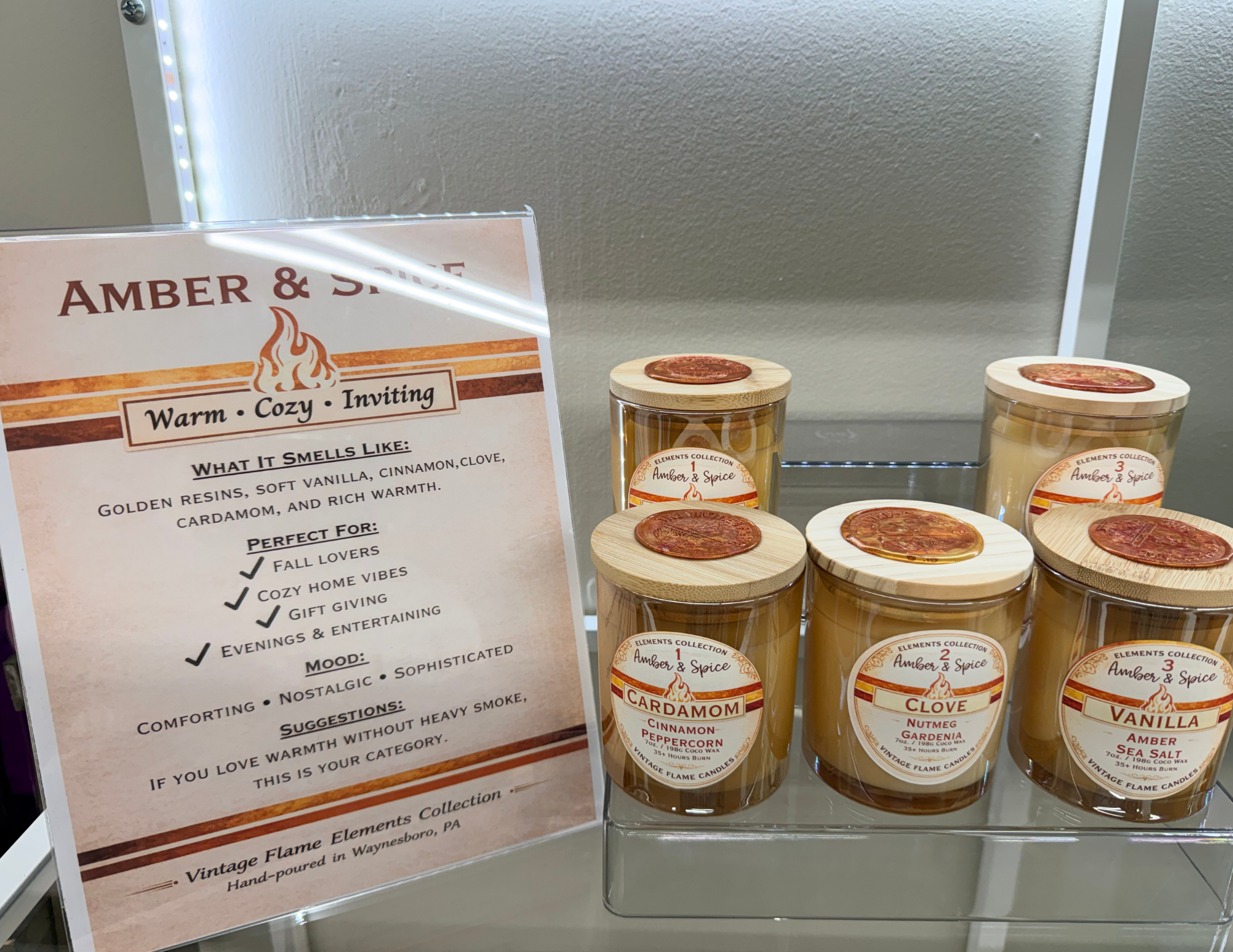 Amber & Spice Elements